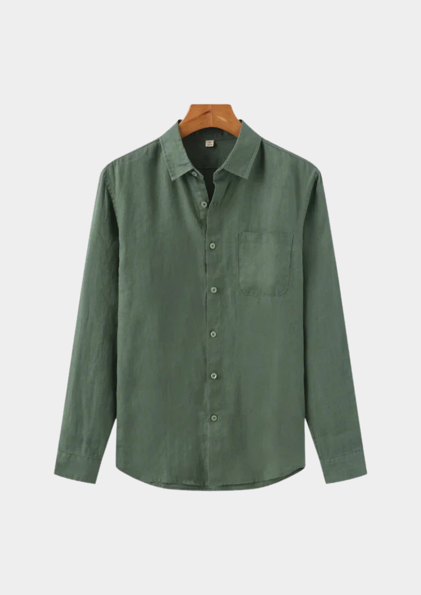 Men’s Button-Up Shirt with Chest Pocket
