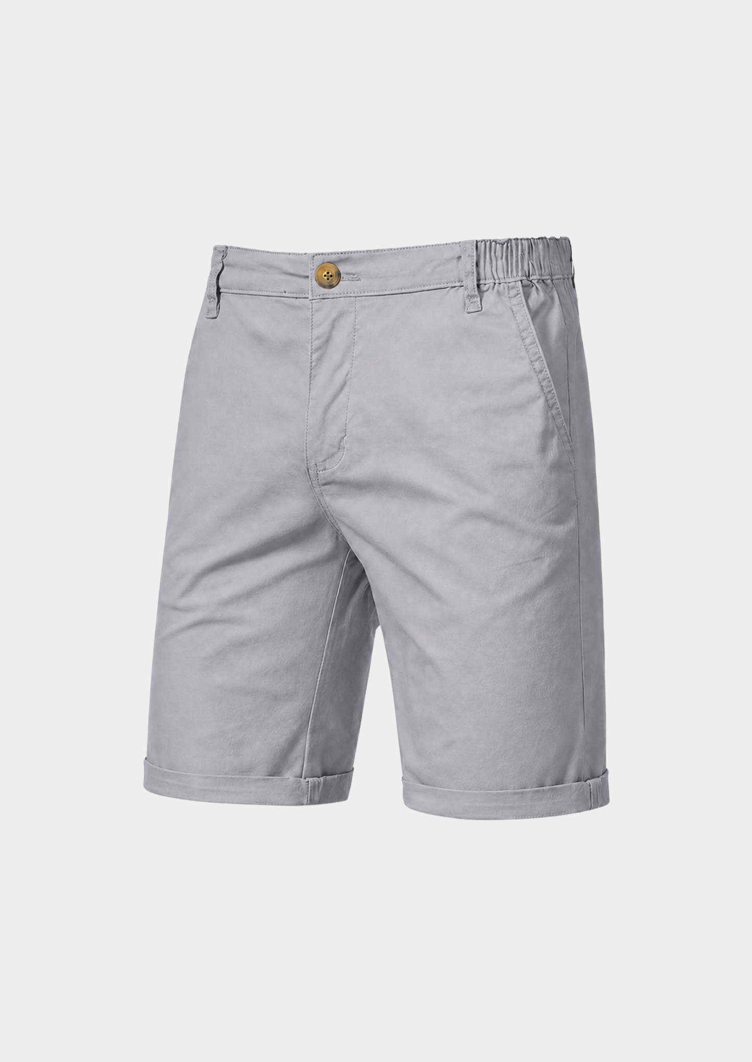 Men’s Cargo Shorts with Elastic Waist and Side Pockets