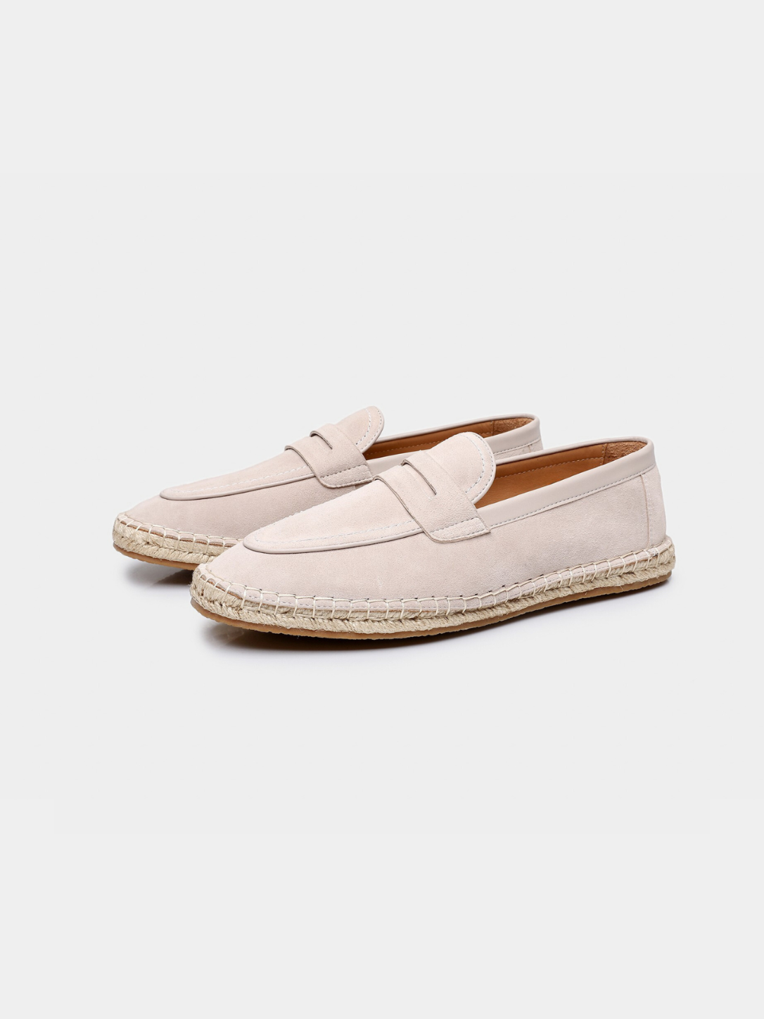 Men’s Penny Loafers with Espadrille Sole