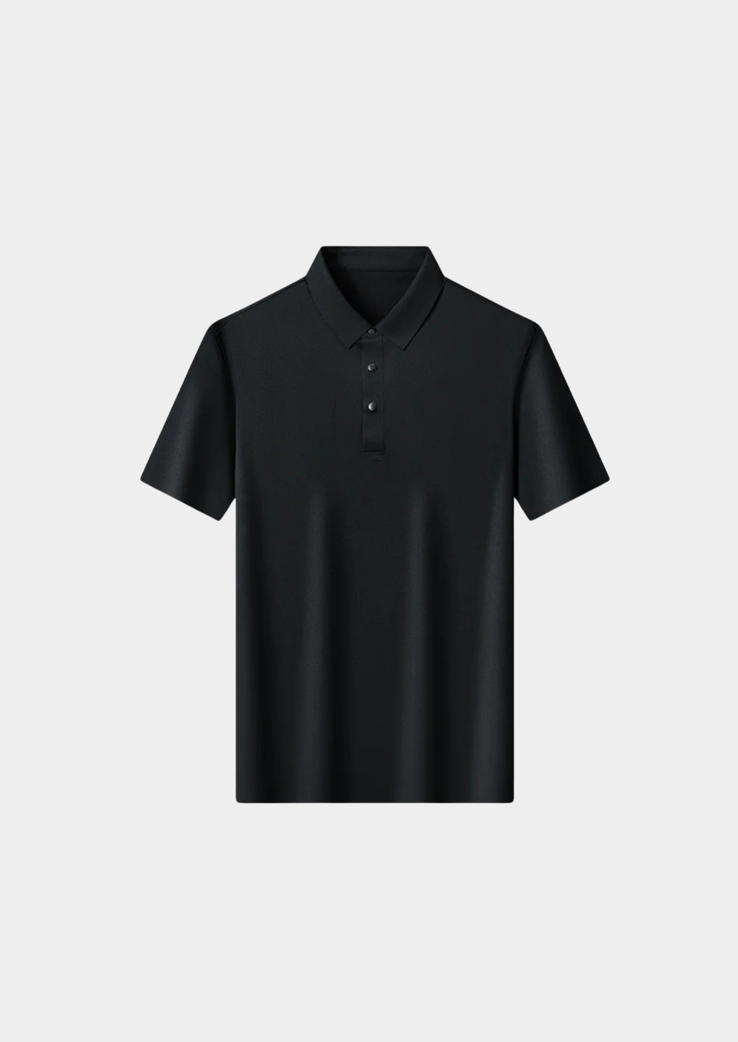 Men’s Short Sleeve Polo Shirt with Button Placket