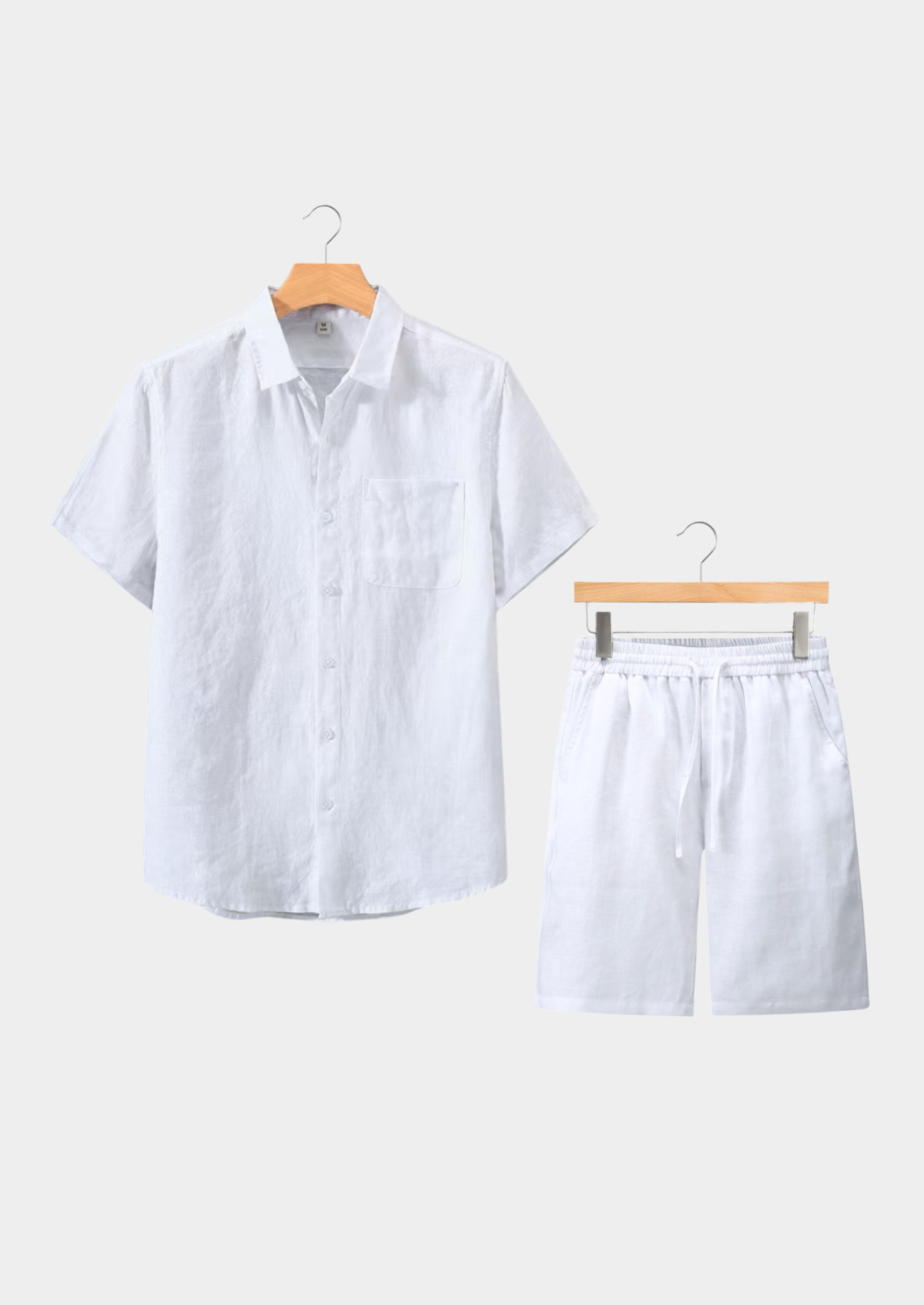 Men’s Short Sleeve Shirt and Shorts Set