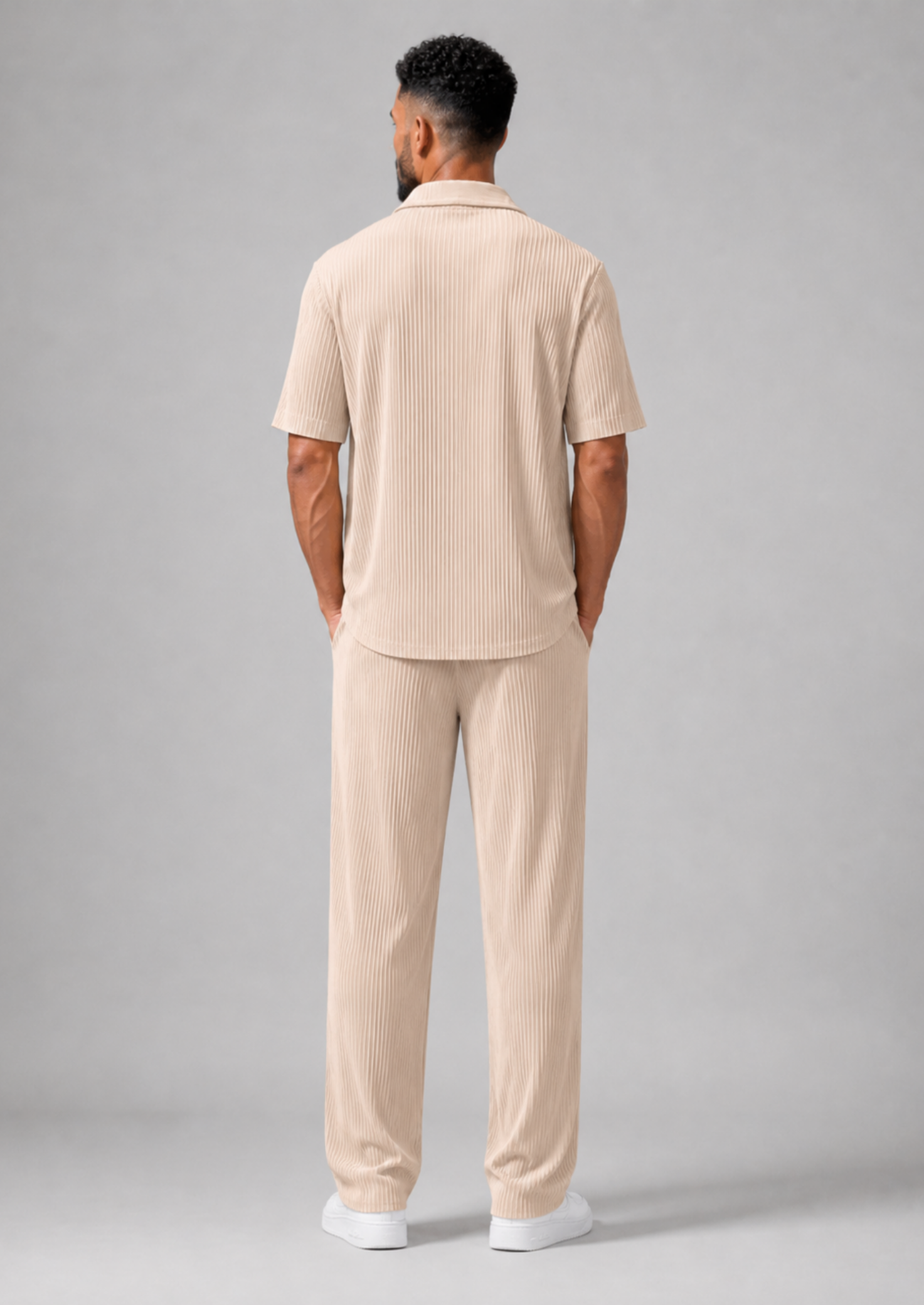 Men’s Short Sleeve Shirt and Trouser Set