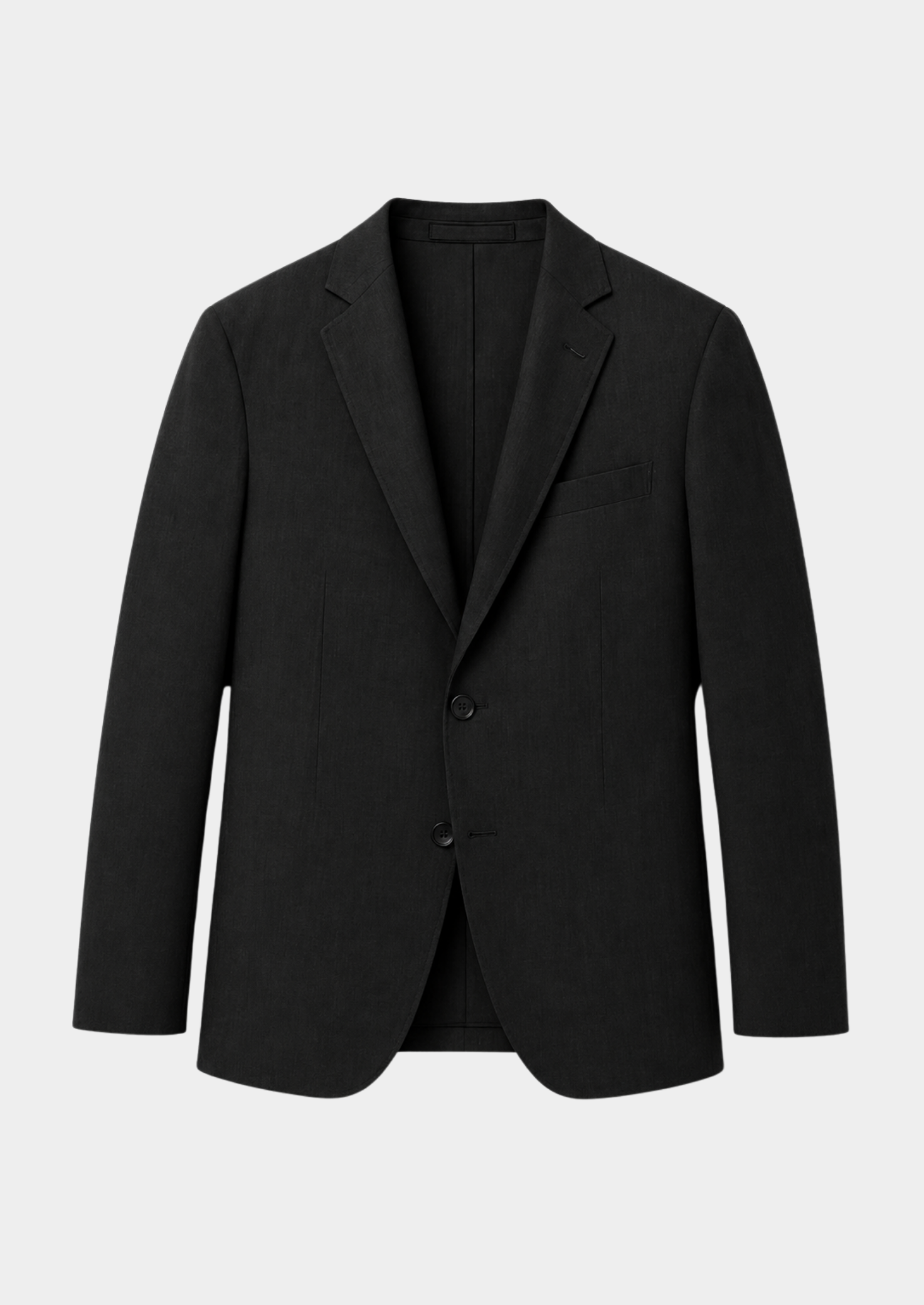 Men’s Single-Breasted Blazer with Notched Lapel