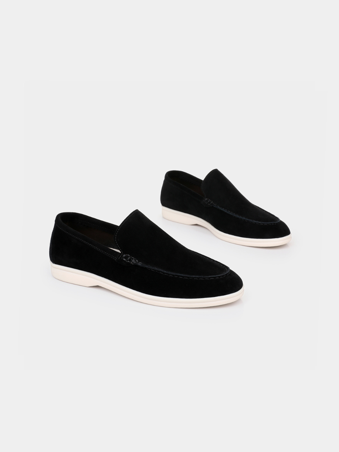 Men’s Slip-On Loafers with Contrast Sole