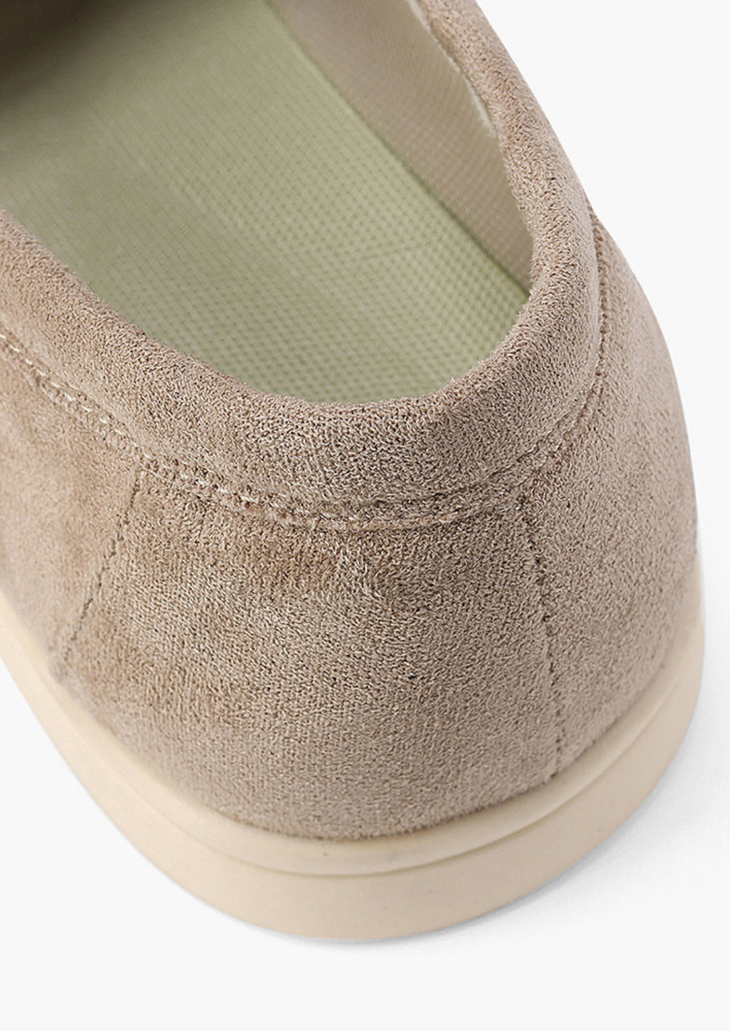 Men’s Suede Slip-On Loafers with Contrast Sole