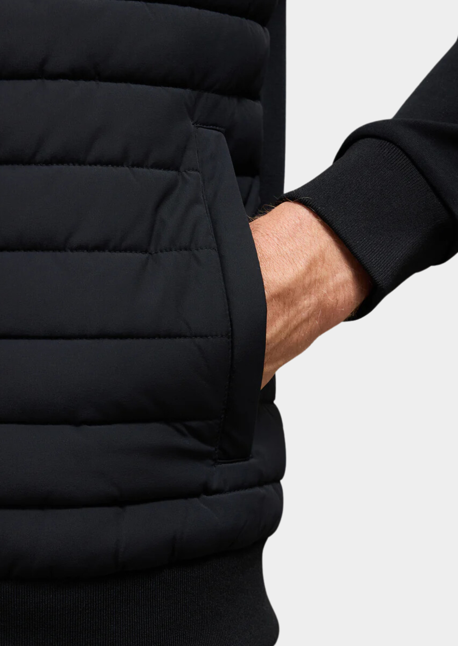 Men’s Summer Zip Jacket with Padded Front Panels