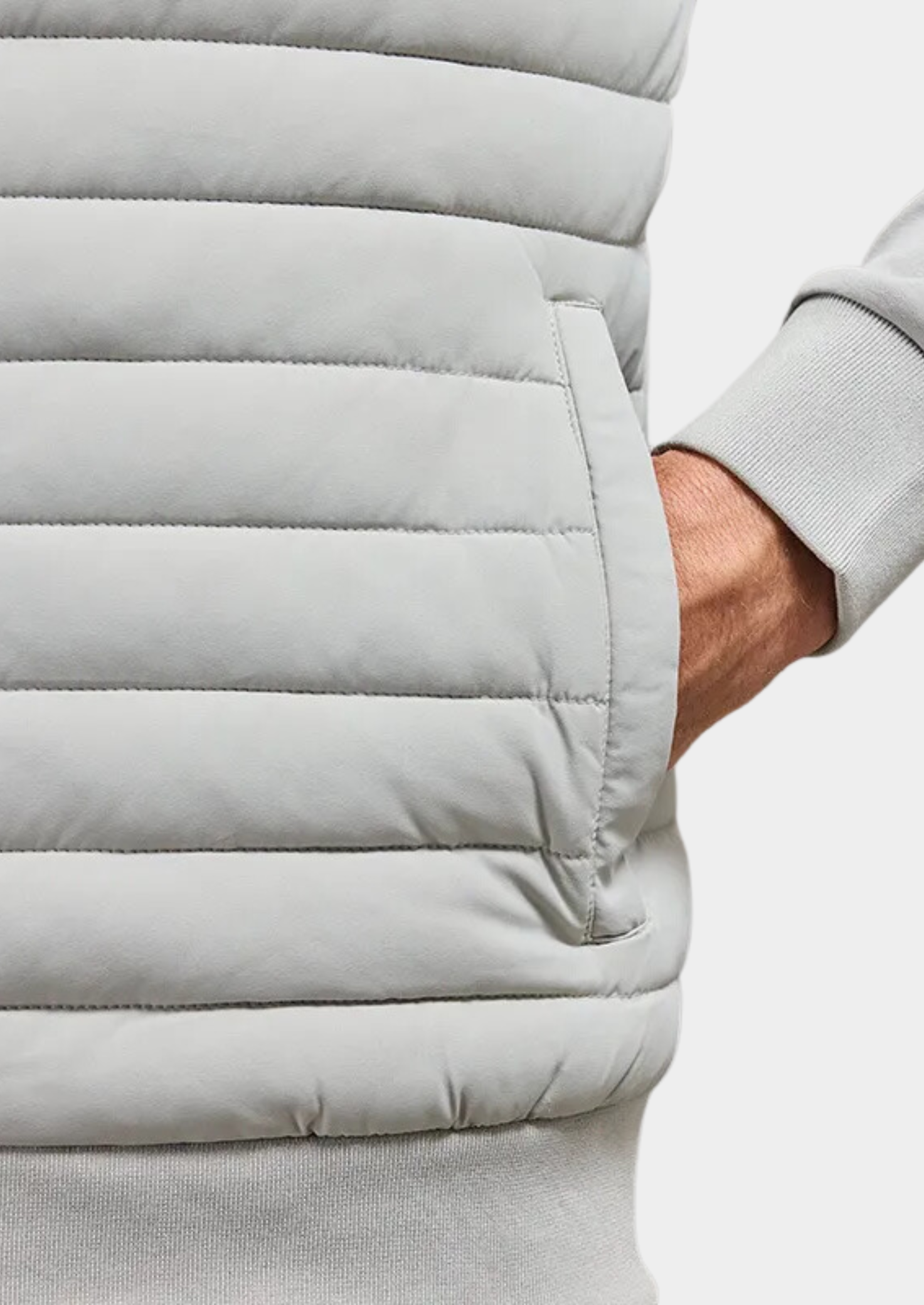 Men’s Summer Zip Jacket with Padded Front Panels