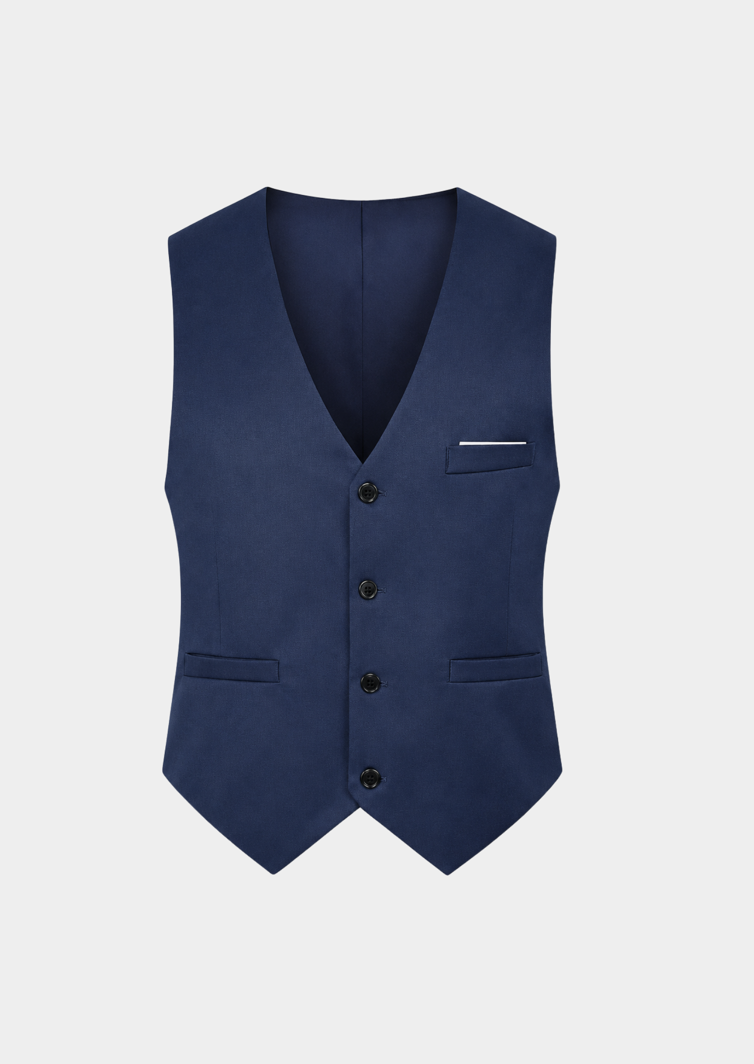 Men’s Vest and Trousers Suit Set with Button Front