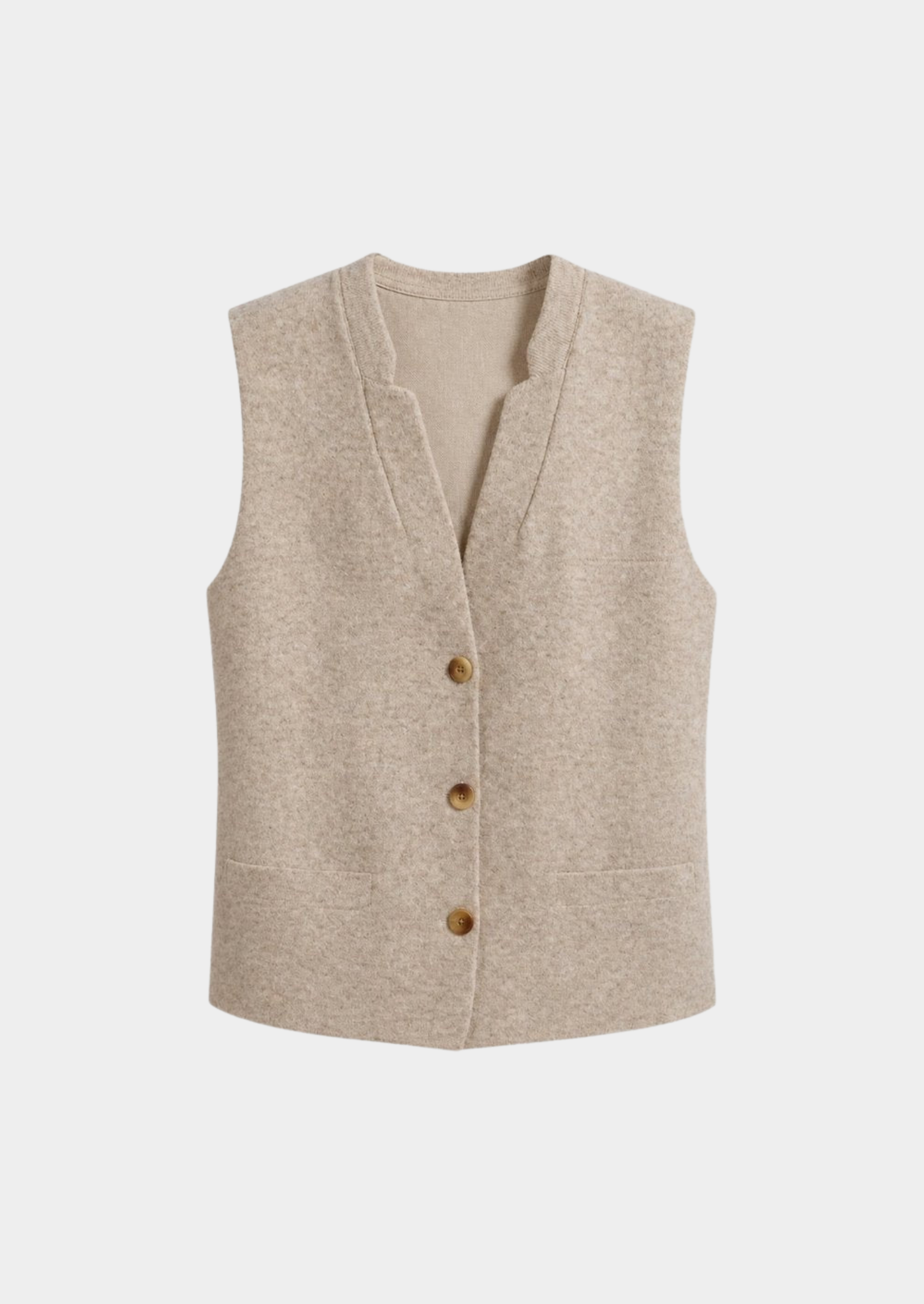 Women’s Button-Front Knit Vest