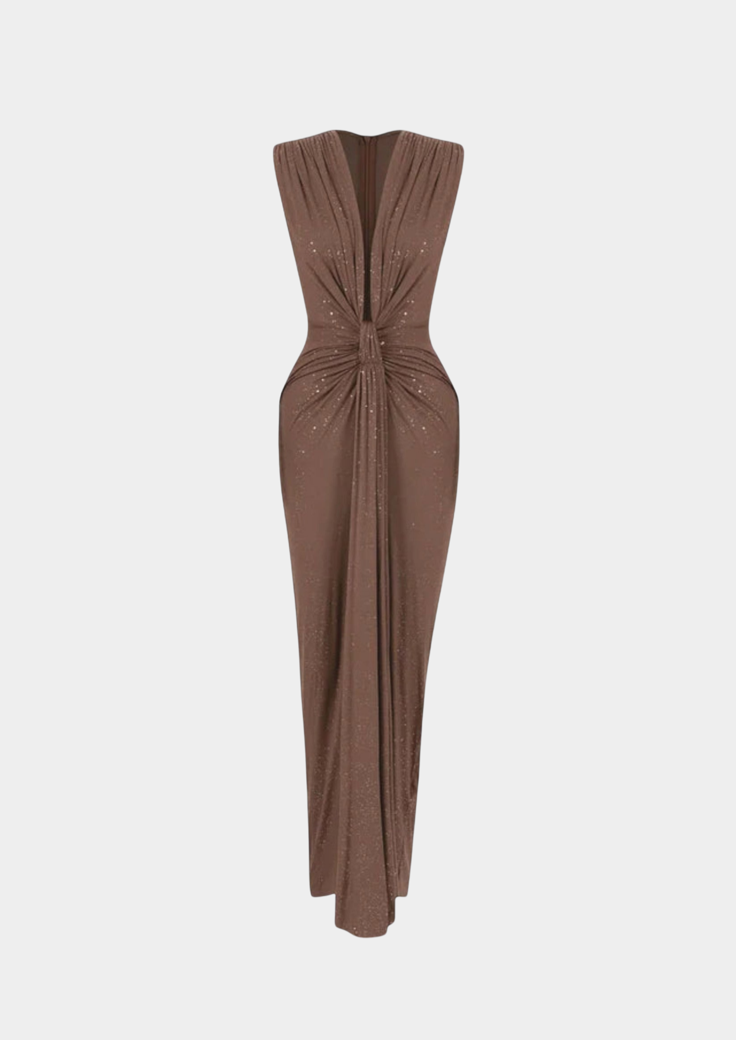 Women’s Deep V-Neck Maxi Dress