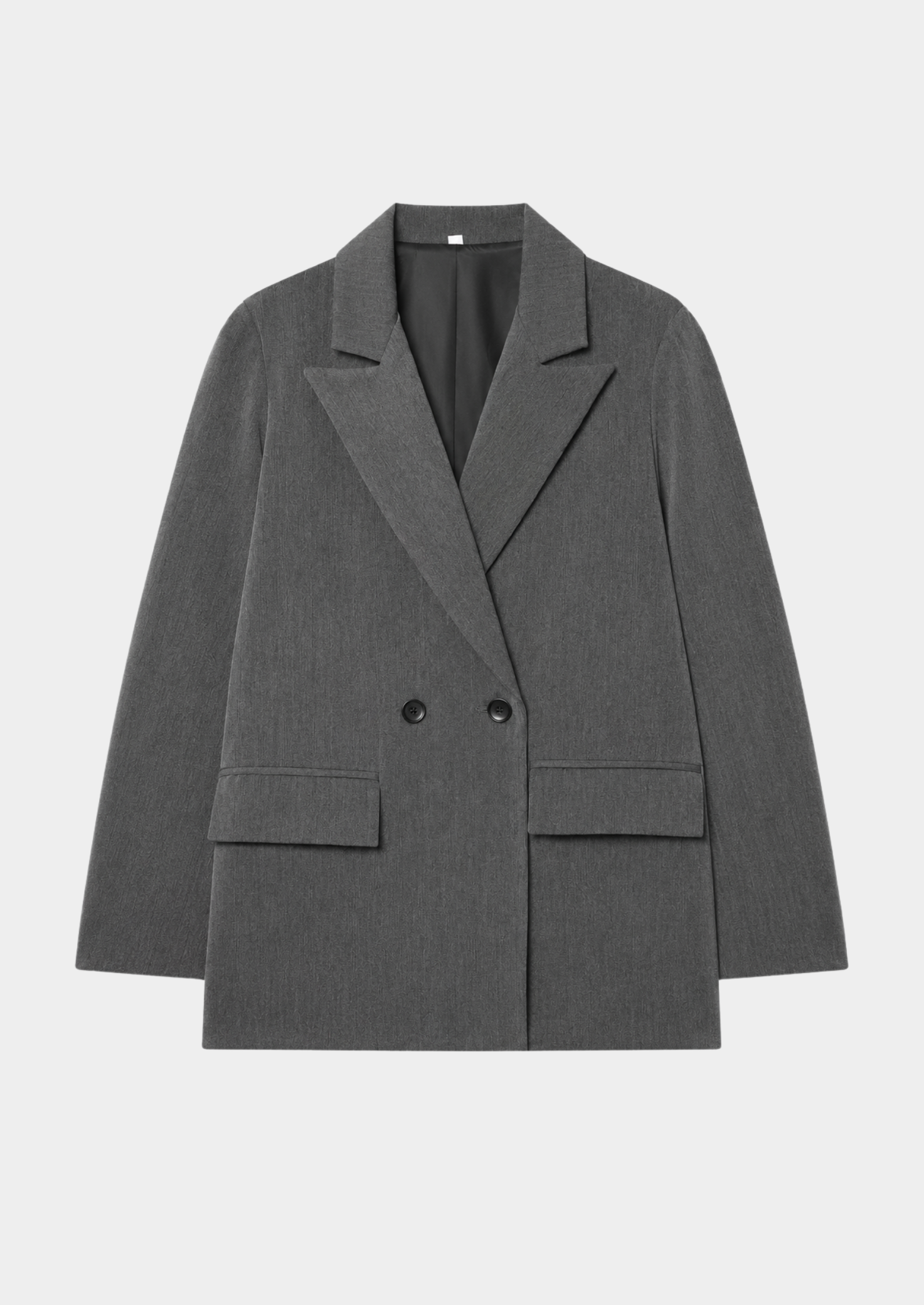 Women’s Double-Breasted Blazer with Notched Collar