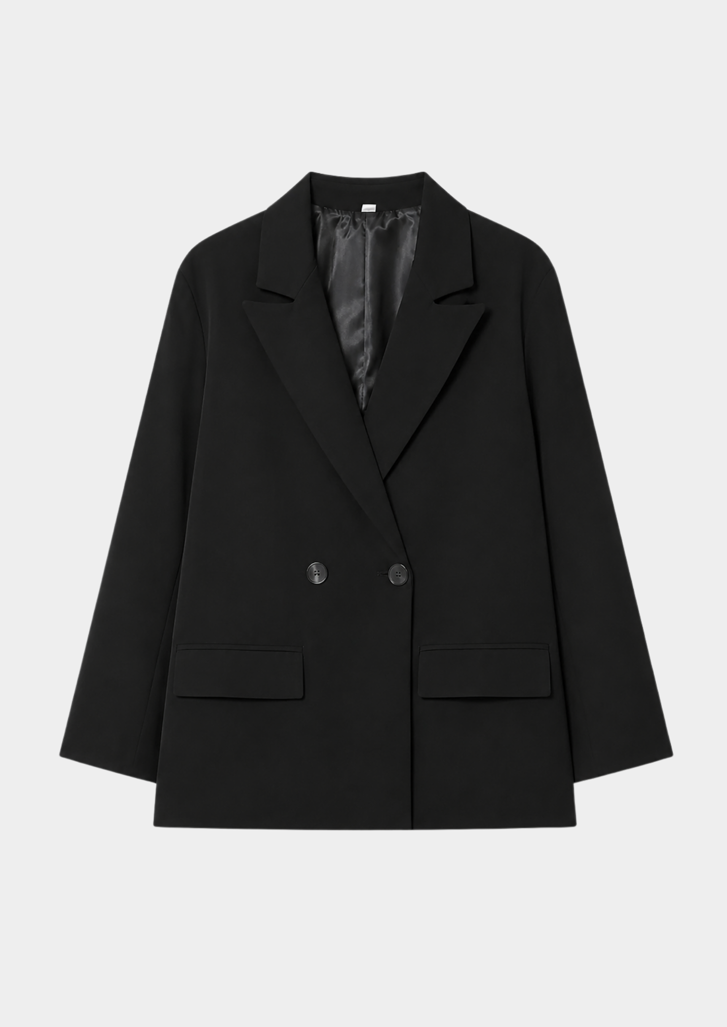 Women’s Double-Breasted Blazer with Notched Collar