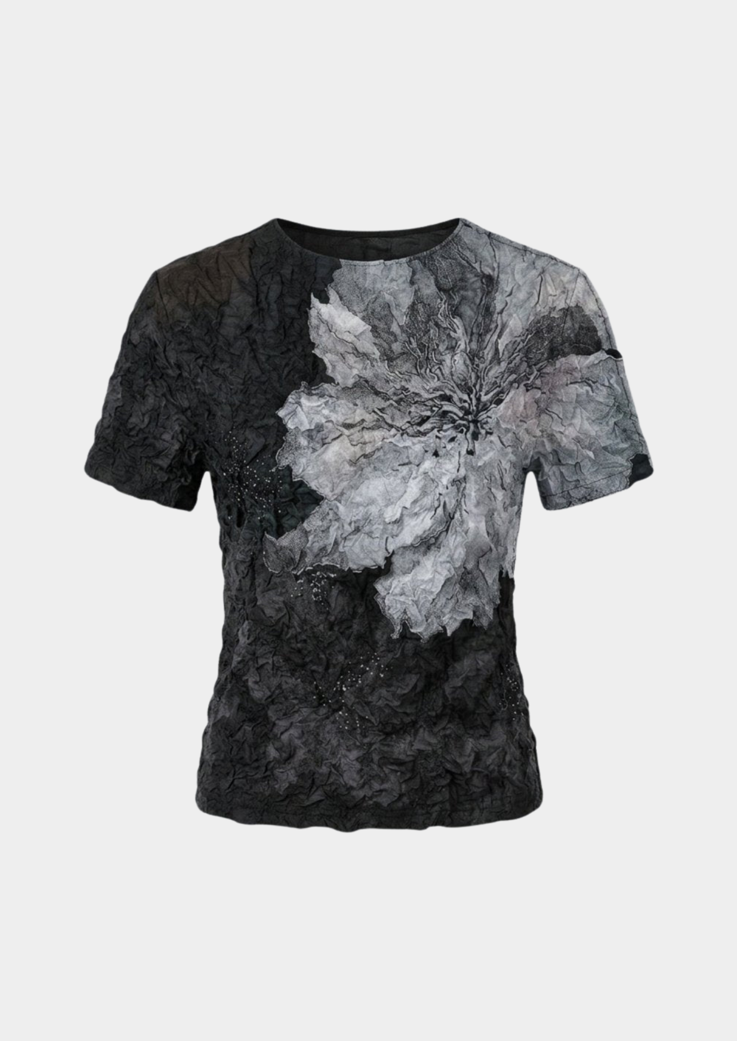 Women’s Floral Textured T-Shirt