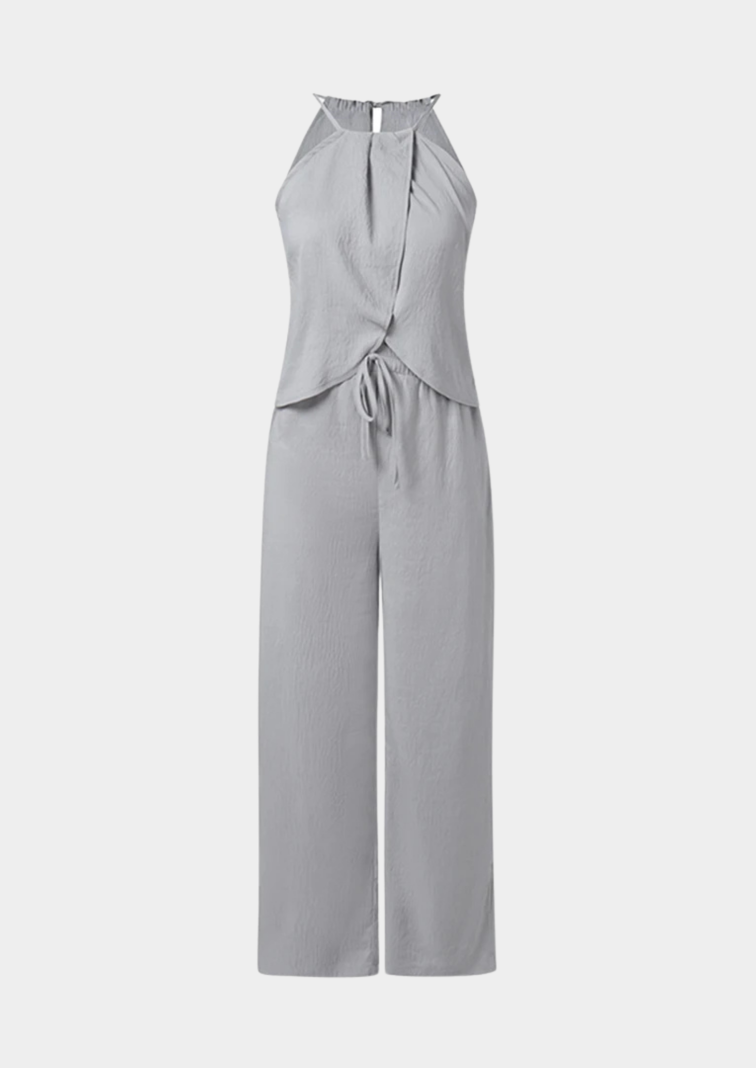 Women’s Halter Top and Ankle-Length Trousers Set