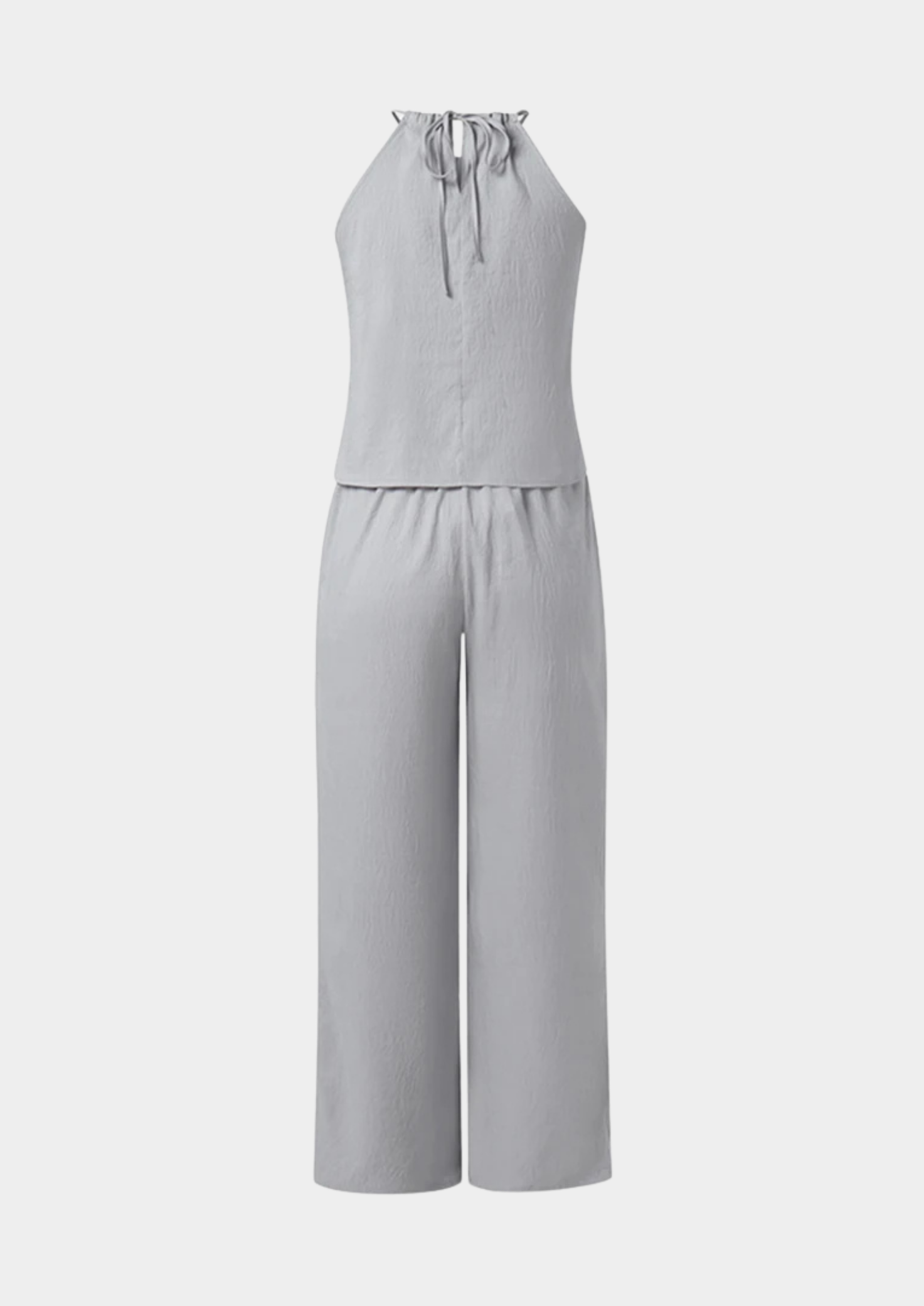 Women’s Halter Top and Ankle-Length Trousers Set