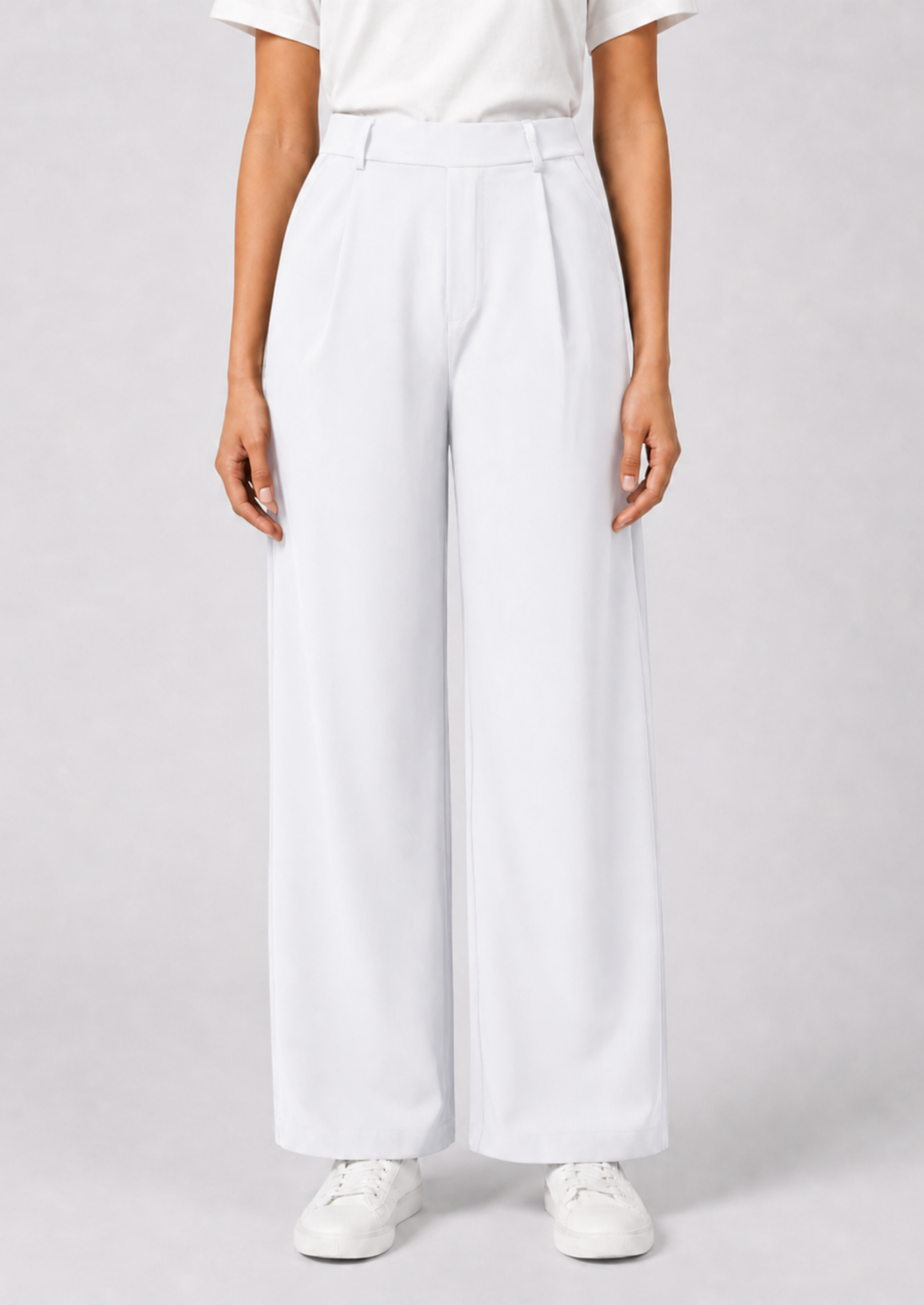 Women’s High Waist Straight Leg Trousers