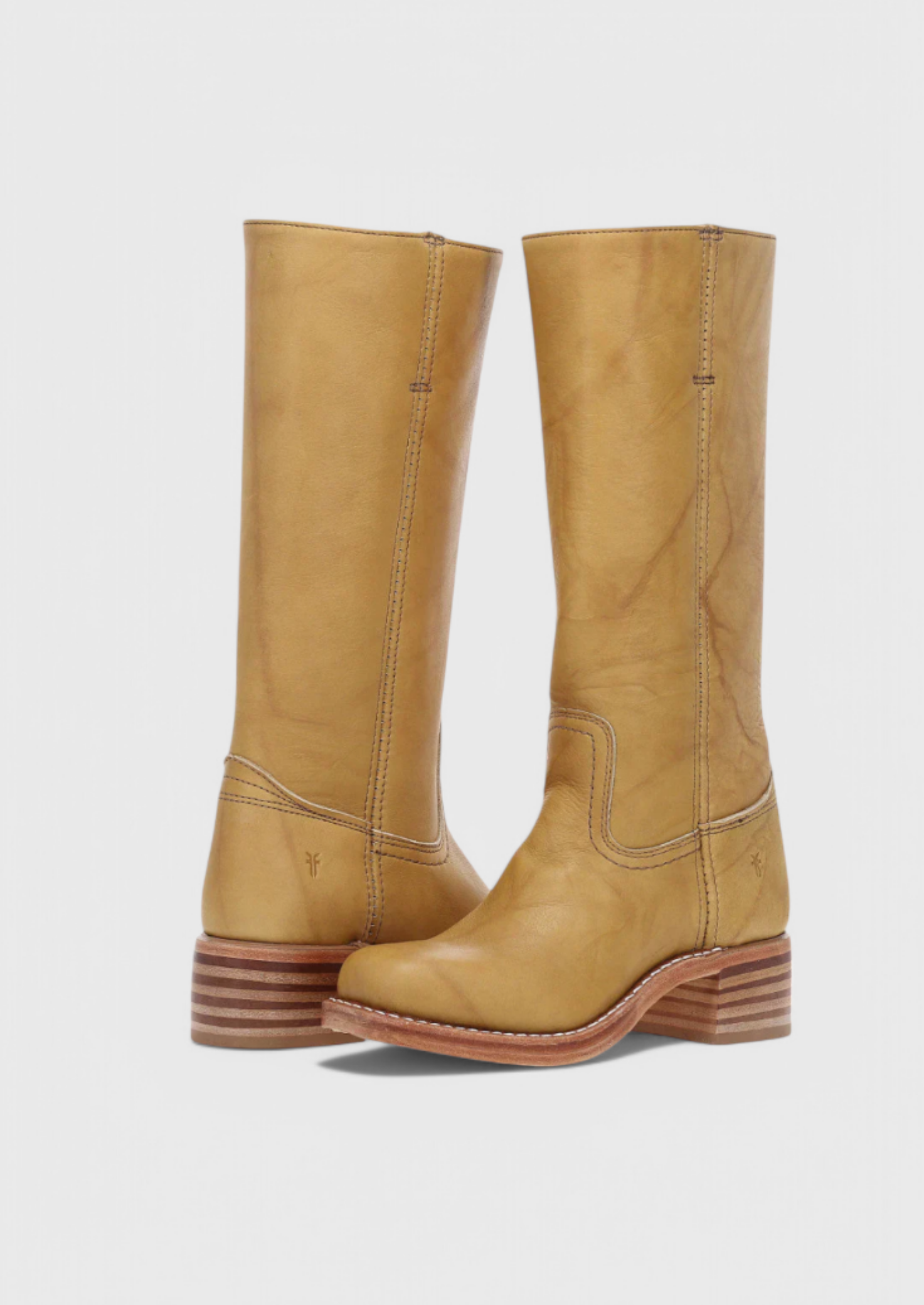 Women’s Knee High Boots with Round Toe and Block Heel