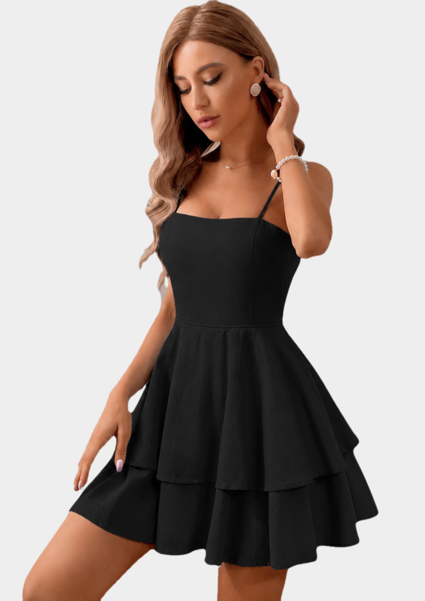 Women’s Mini Dress with Spaghetti Straps