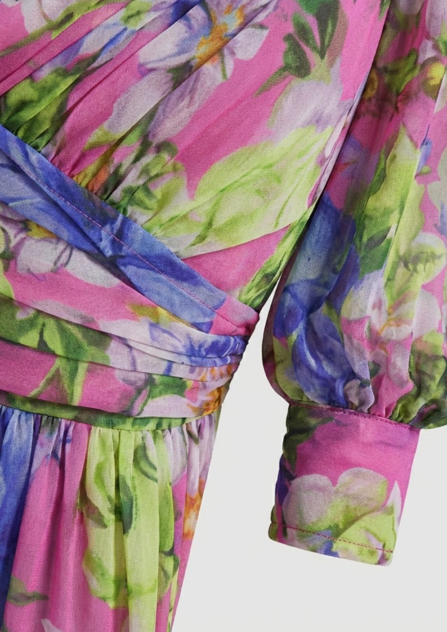 Women’s One-Shoulder Floral Maxi Dress with Asymmetric Neckline