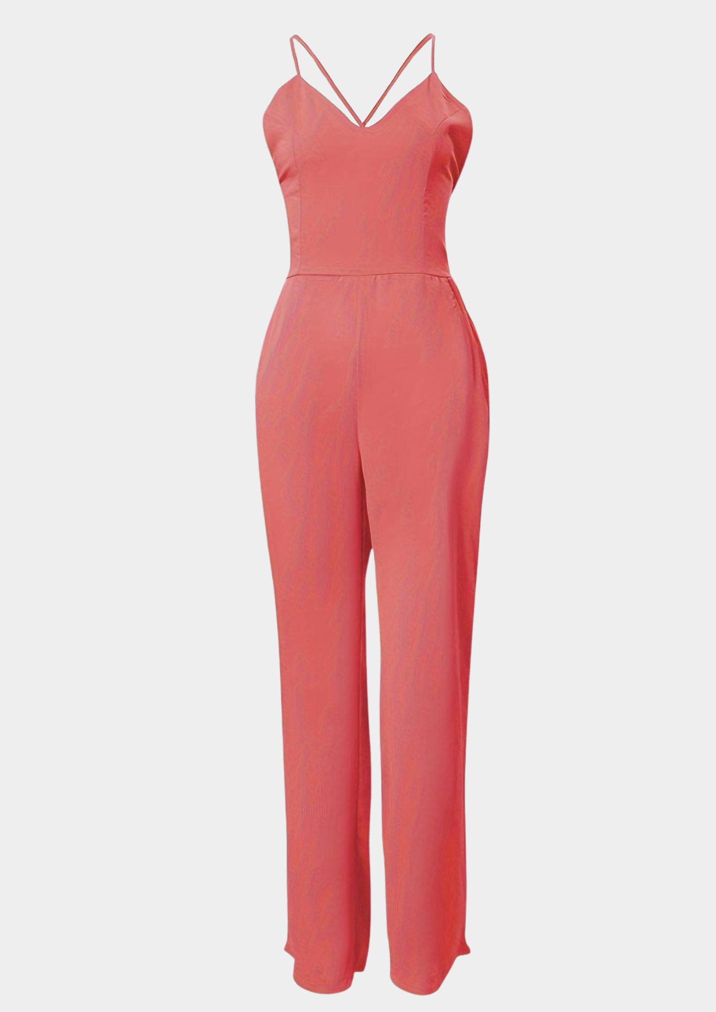 Women’s One-Shoulder Wide-Leg Jumpsuit with Asymmetric Neckline