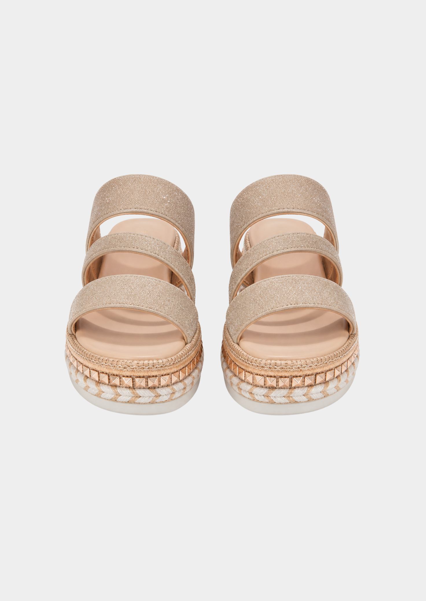 Women’s Platform Sandals with Straps and Ankle Strap