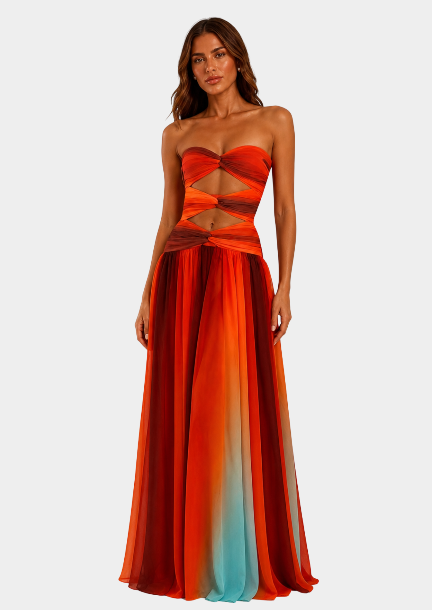 Women’s Strapless Maxi Dress