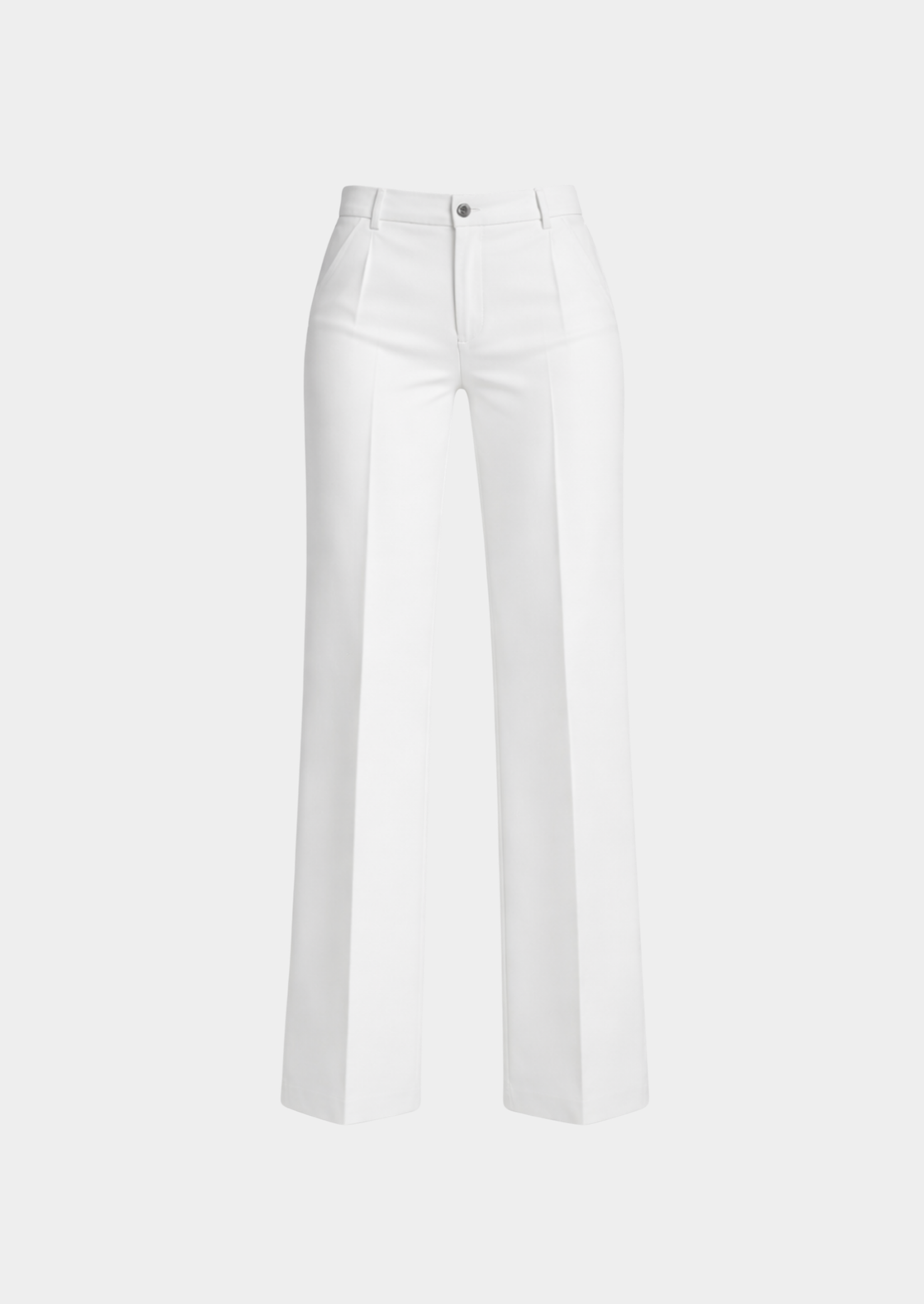 Women’s Tailored Straight Leg Trousers with High Waist