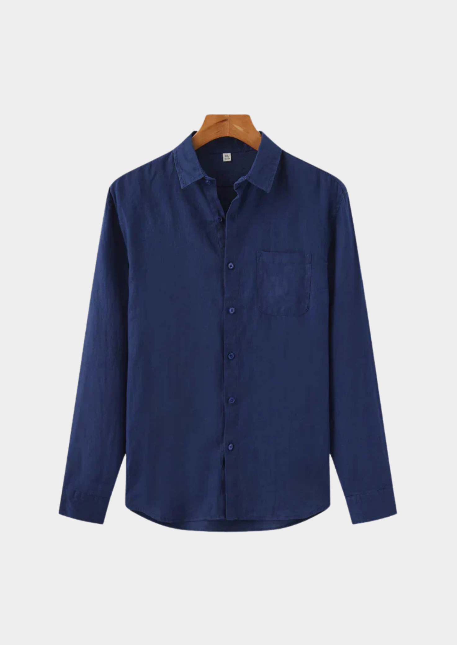Men’s Button-Up Shirt with Chest Pocket