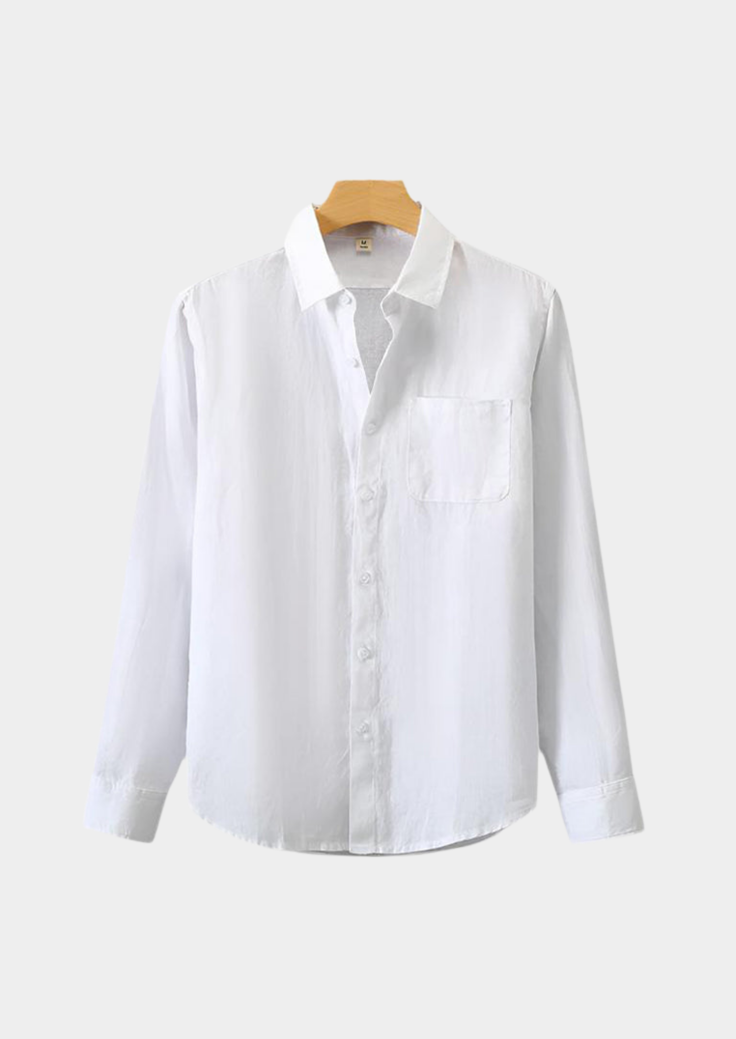 Men’s Button-Up Shirt with Chest Pocket