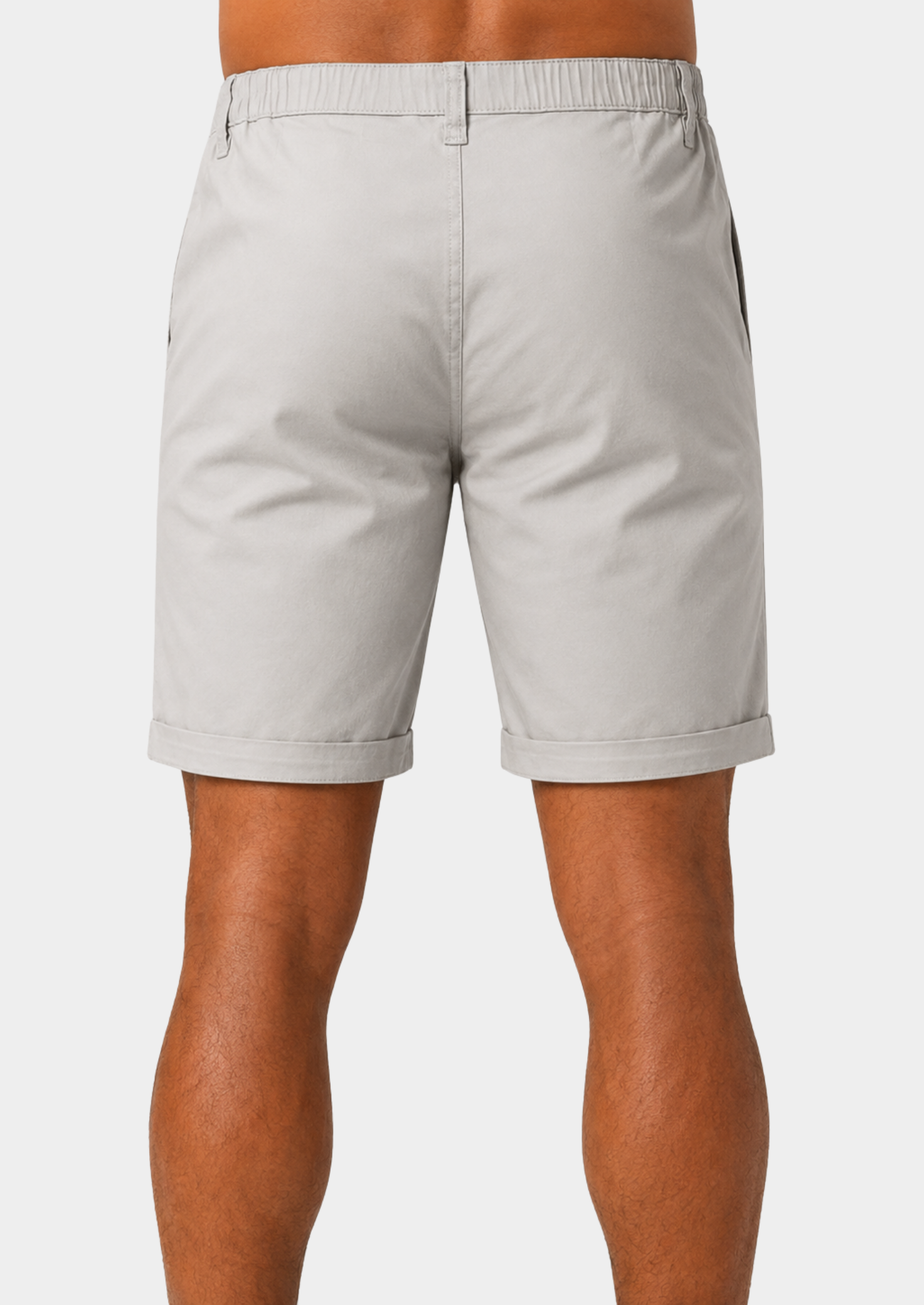 Men’s Cargo Shorts with Elastic Waist and Side Pockets