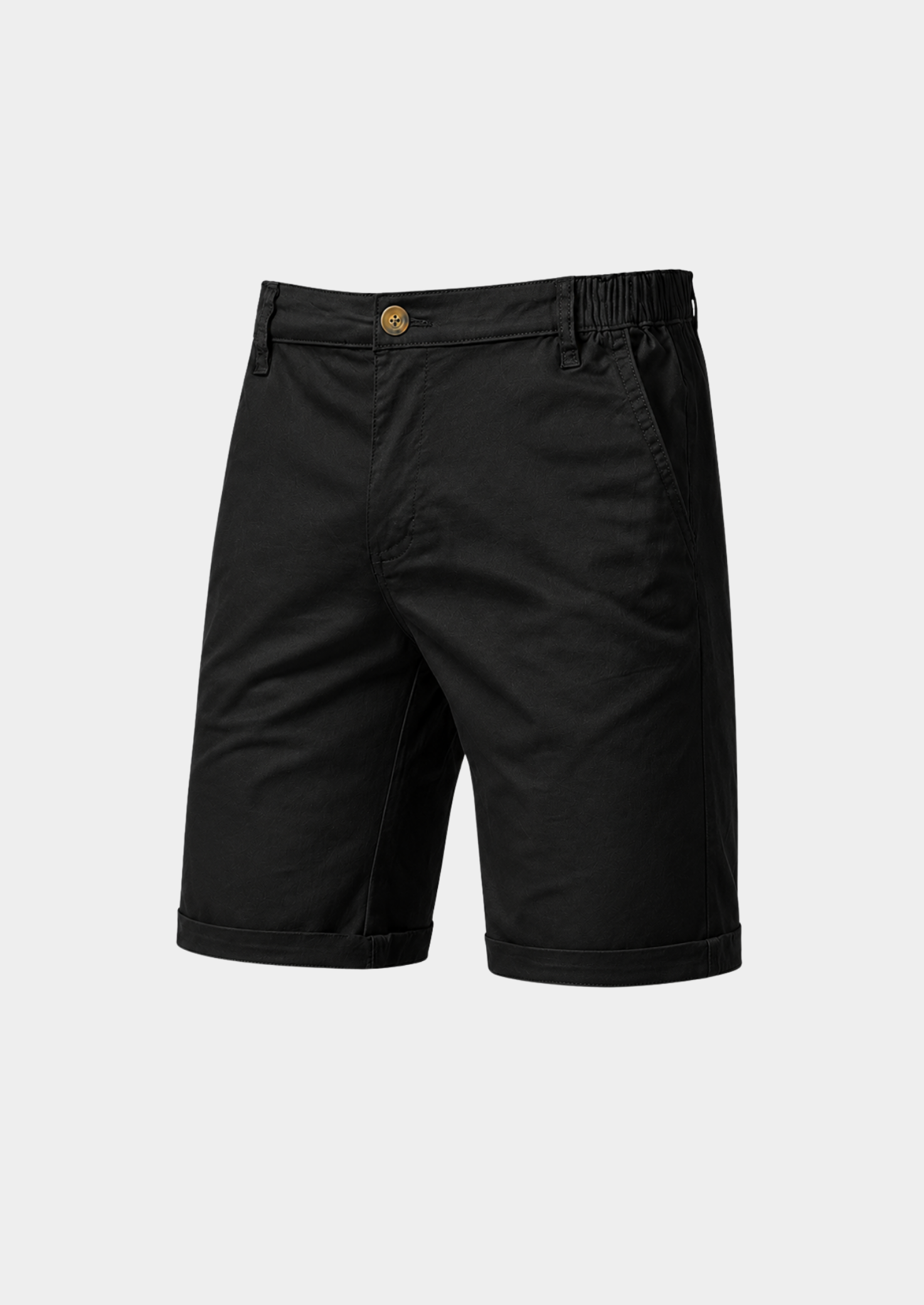 Men’s Cargo Shorts with Elastic Waist and Side Pockets