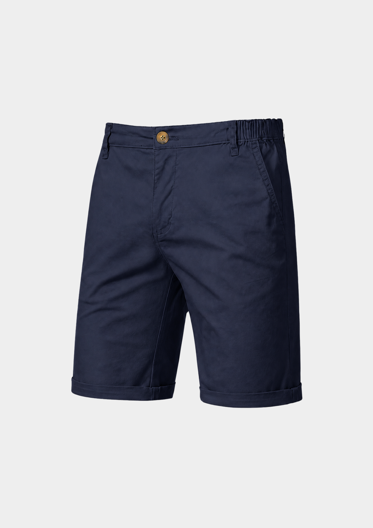 Men’s Cargo Shorts with Elastic Waist and Side Pockets