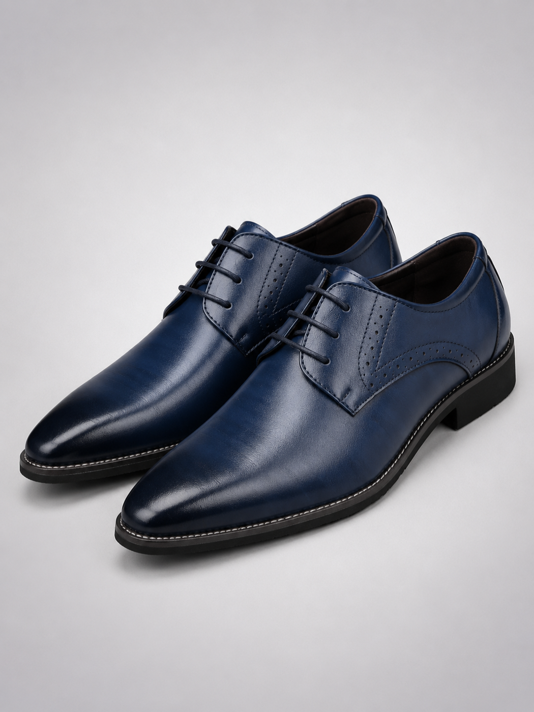 Men’s Derby Shoes with Lace-Up Closure