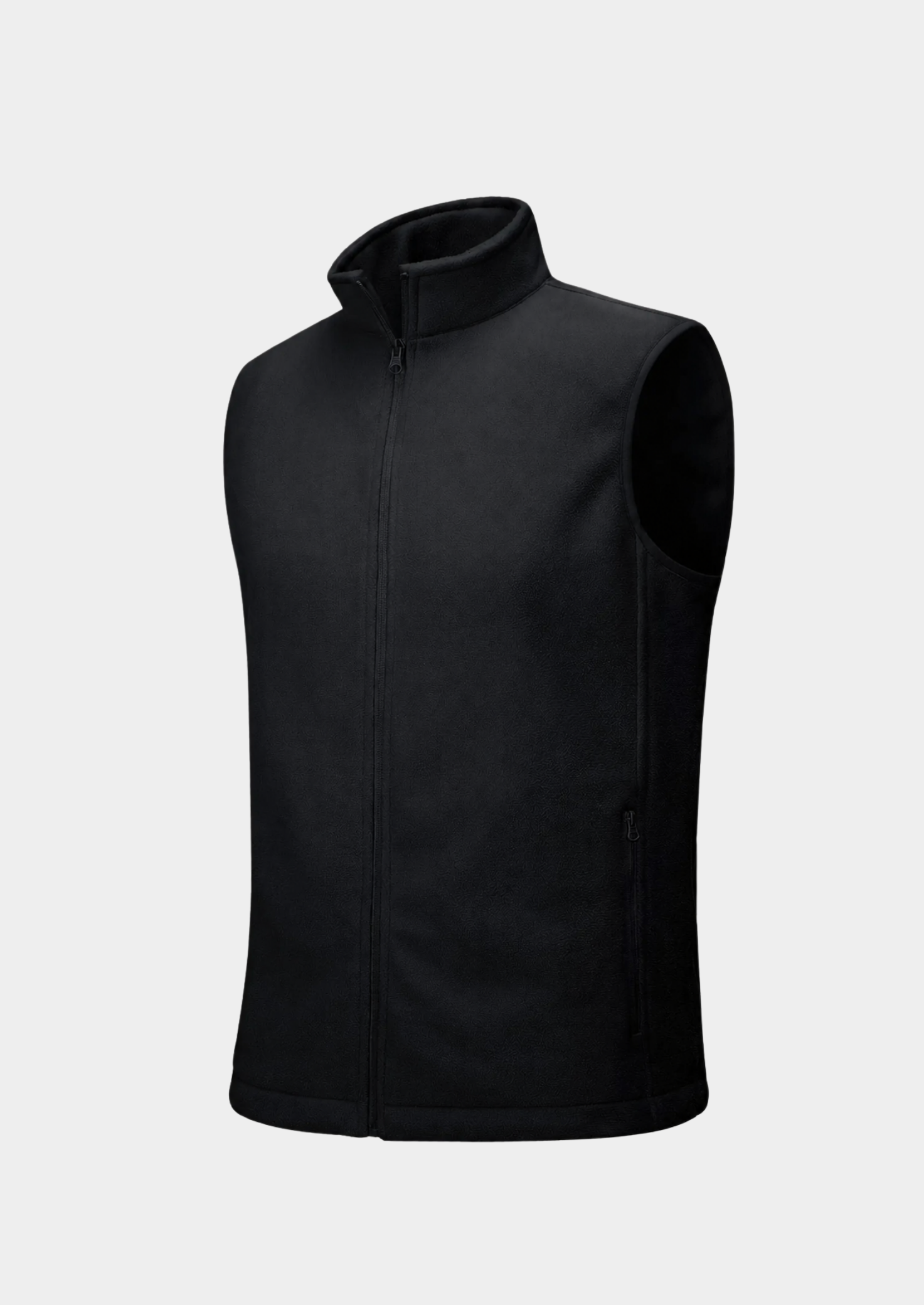 Men’s Fleece Gilet Jacket with Full Zipper and Pockets