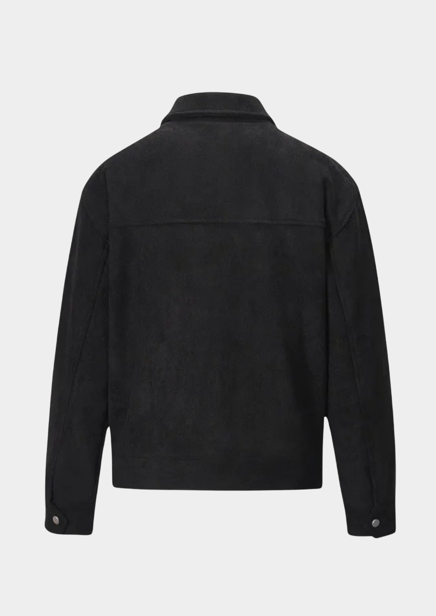 Men’s Jacket with Textured Finish and Button Front
