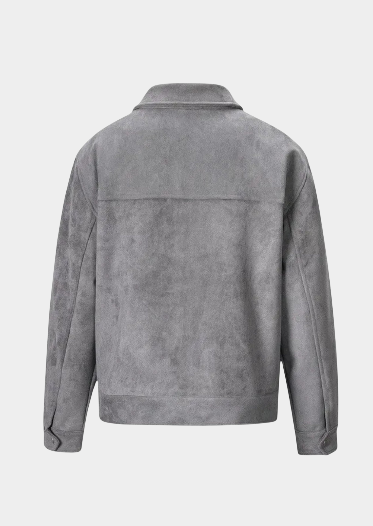 Men’s Jacket with Textured Finish and Button Front