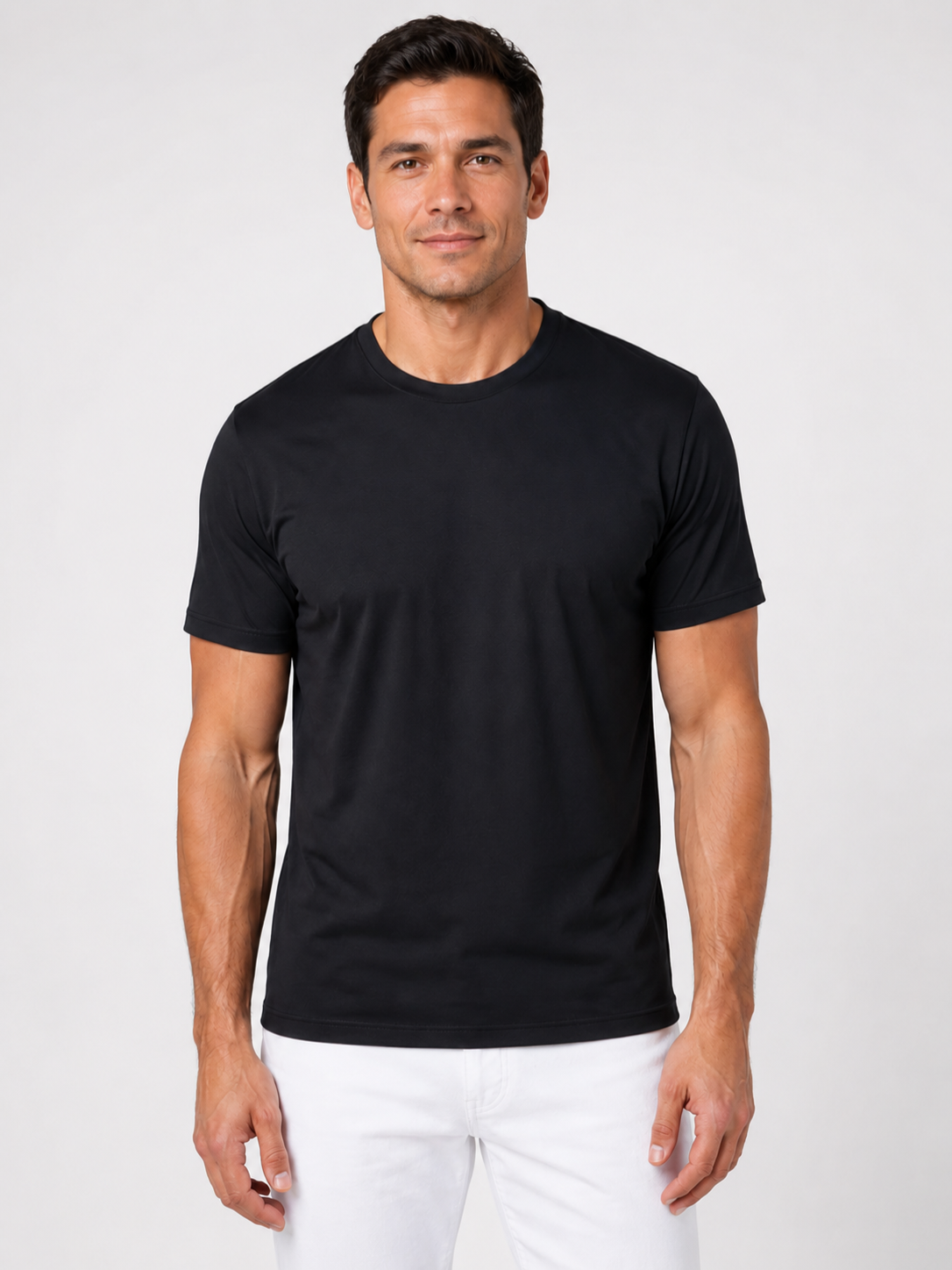 Men’s Lightweight Crew Neck T-Shirt with Short Sleeves