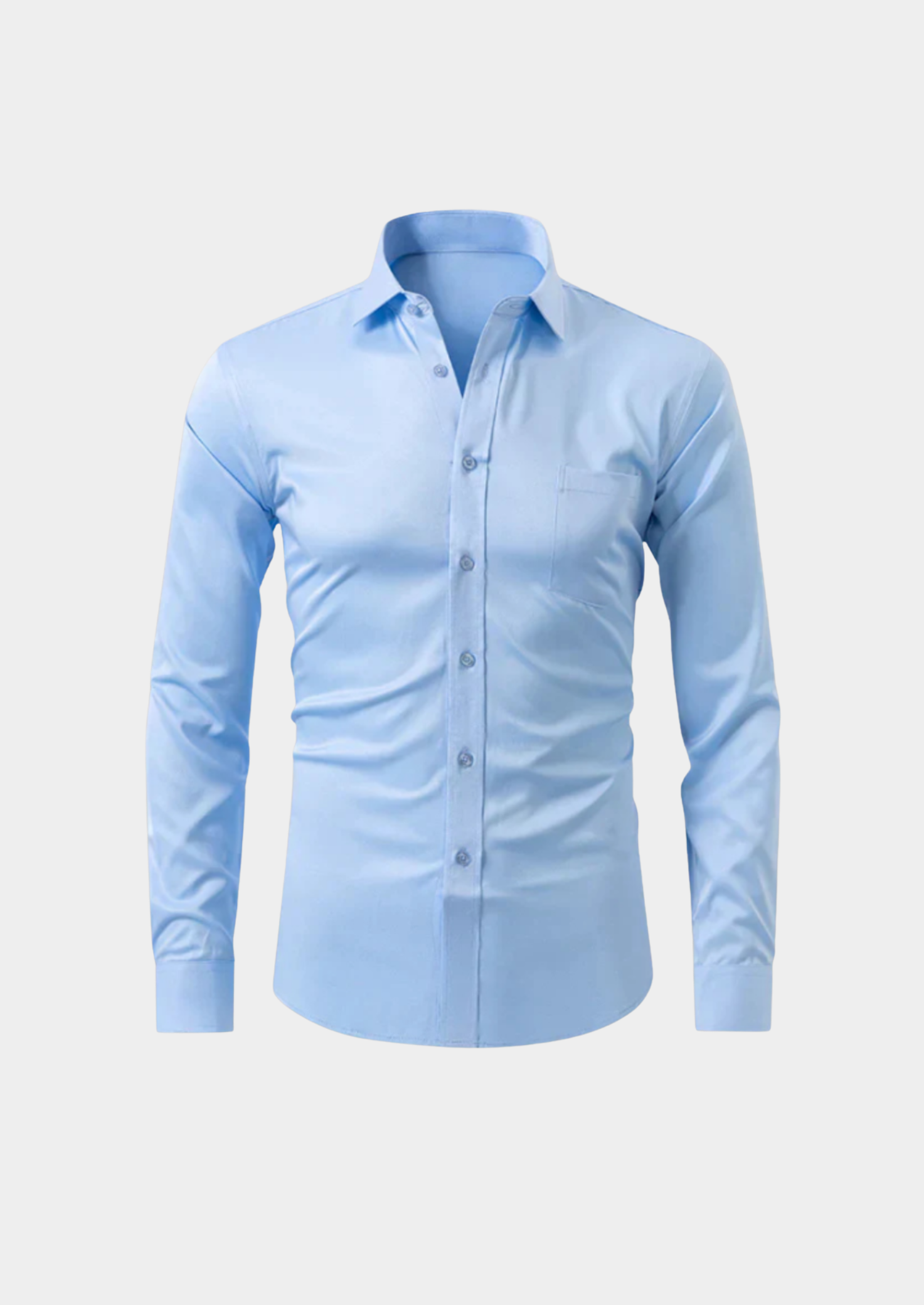 Men’s Long Sleeve Shirt with Button Closure