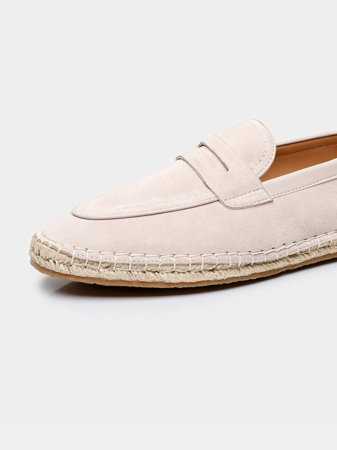 Men’s Penny Loafers with Espadrille Sole