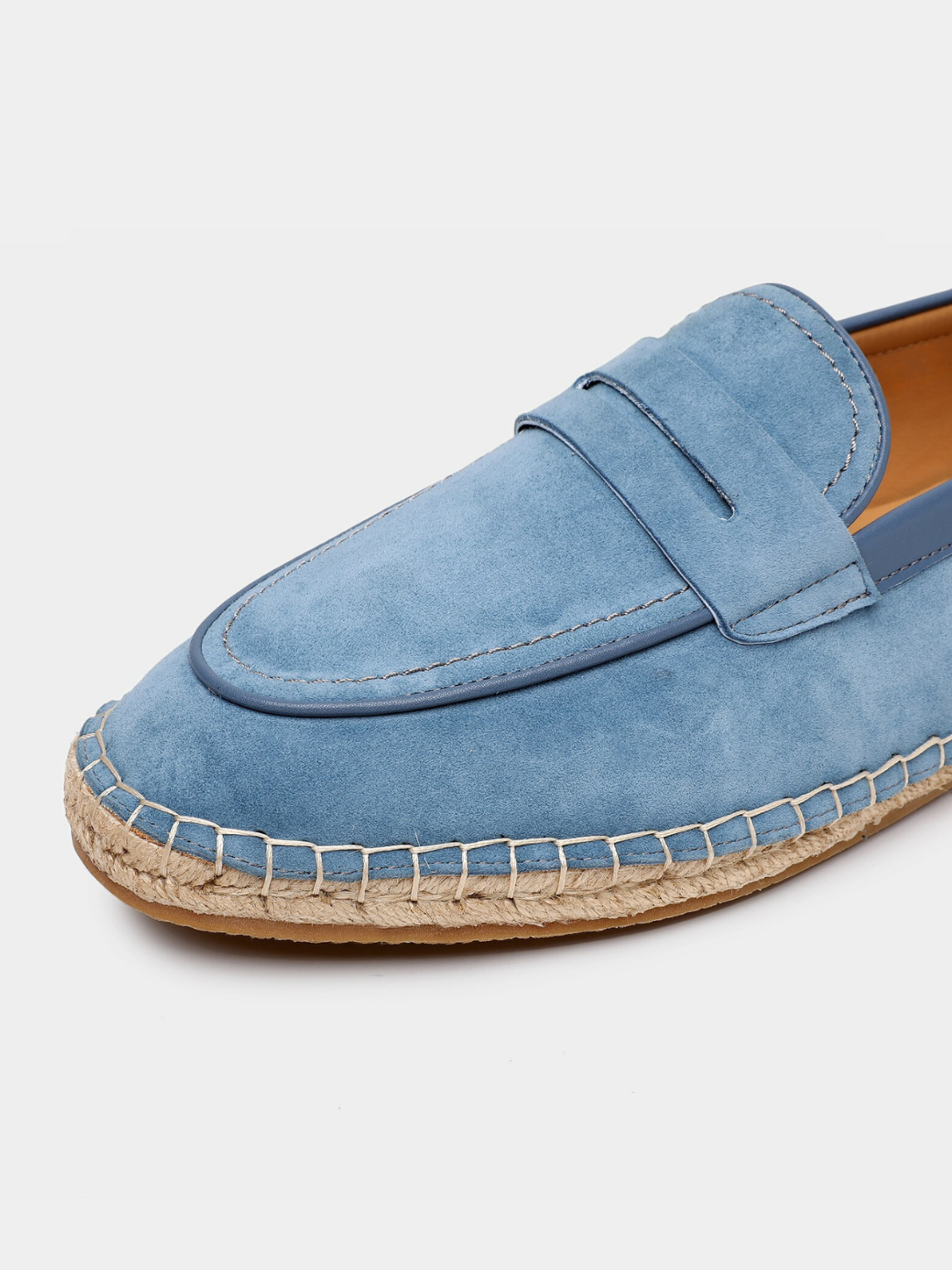 Men’s Penny Loafers with Espadrille Sole