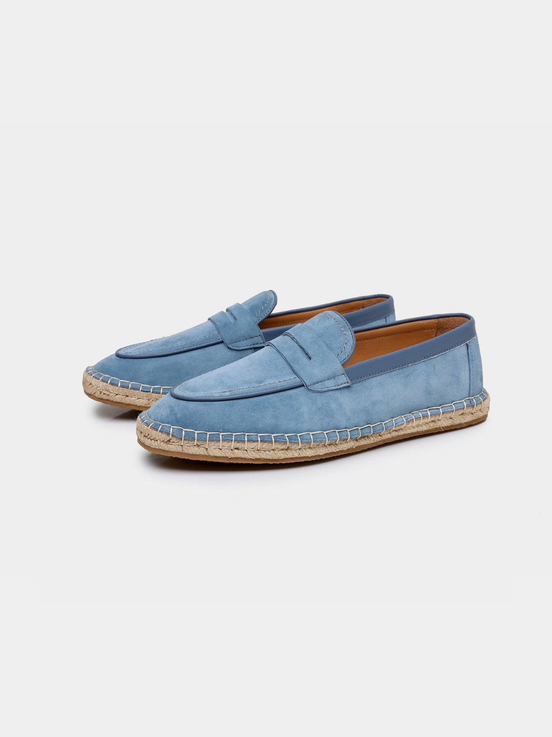 Men’s Penny Loafers with Espadrille Sole