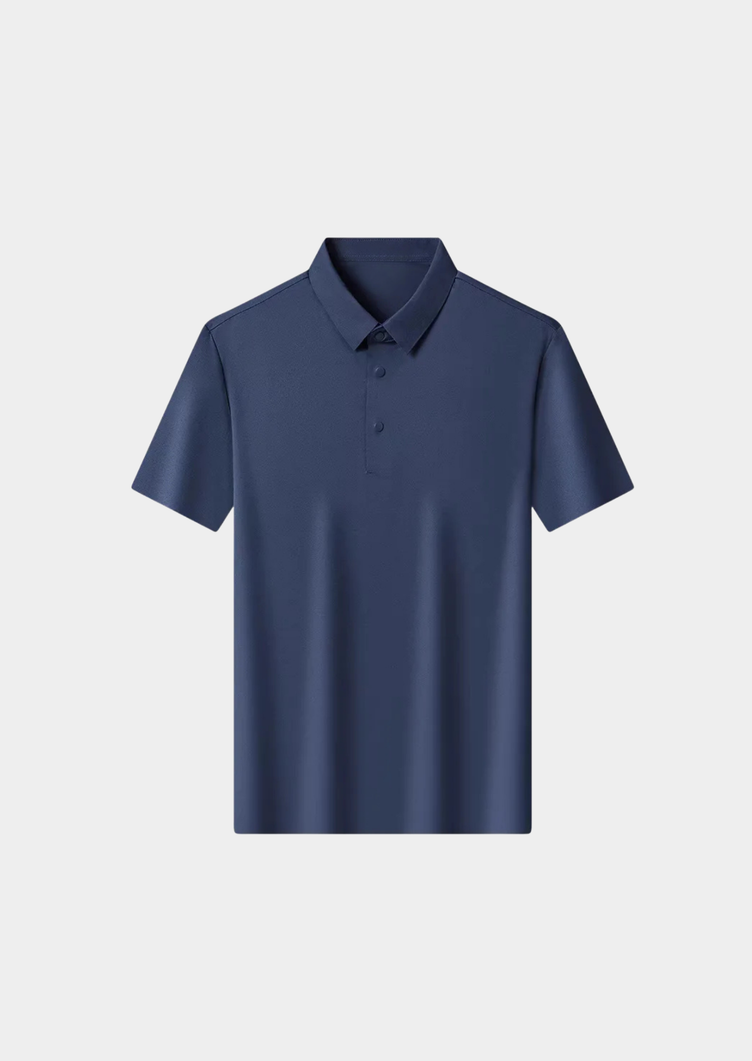 Men’s Short Sleeve Polo Shirt with Button Placket