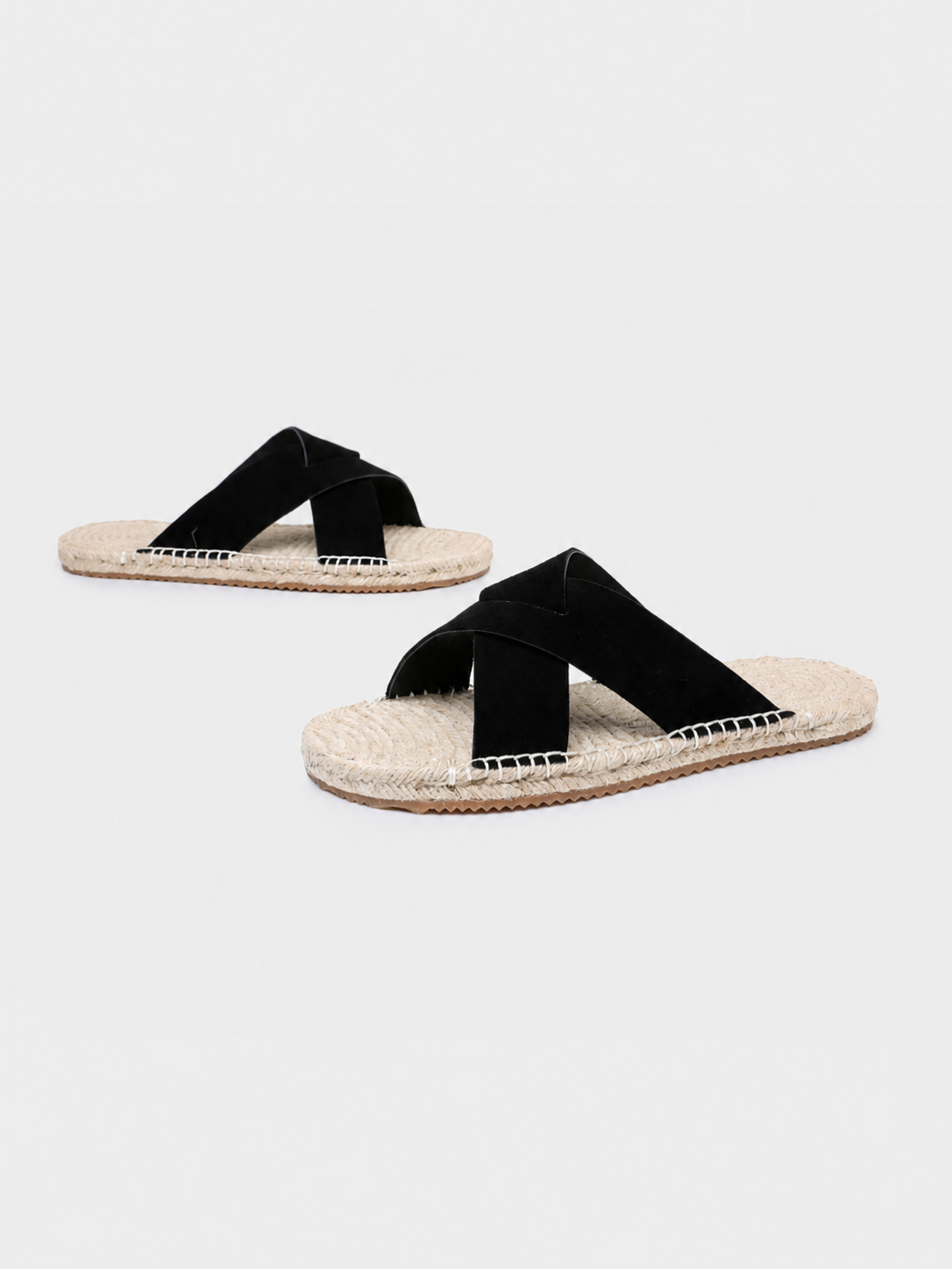 Men’s Slide Sandals with Cross Straps