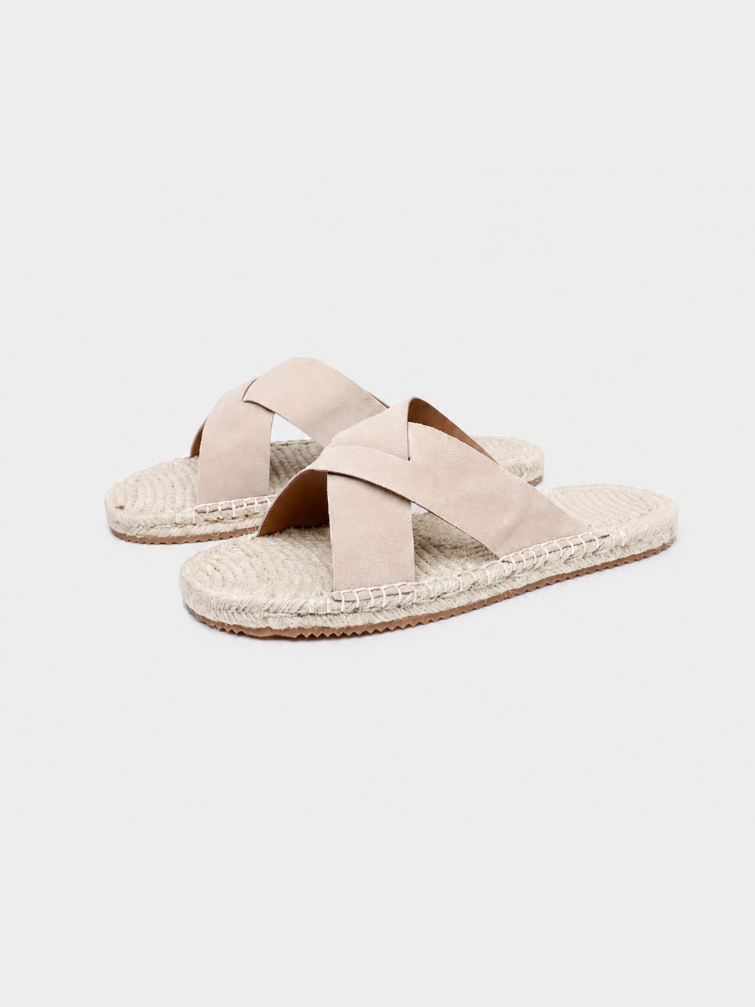 Men’s Slide Sandals with Cross Straps