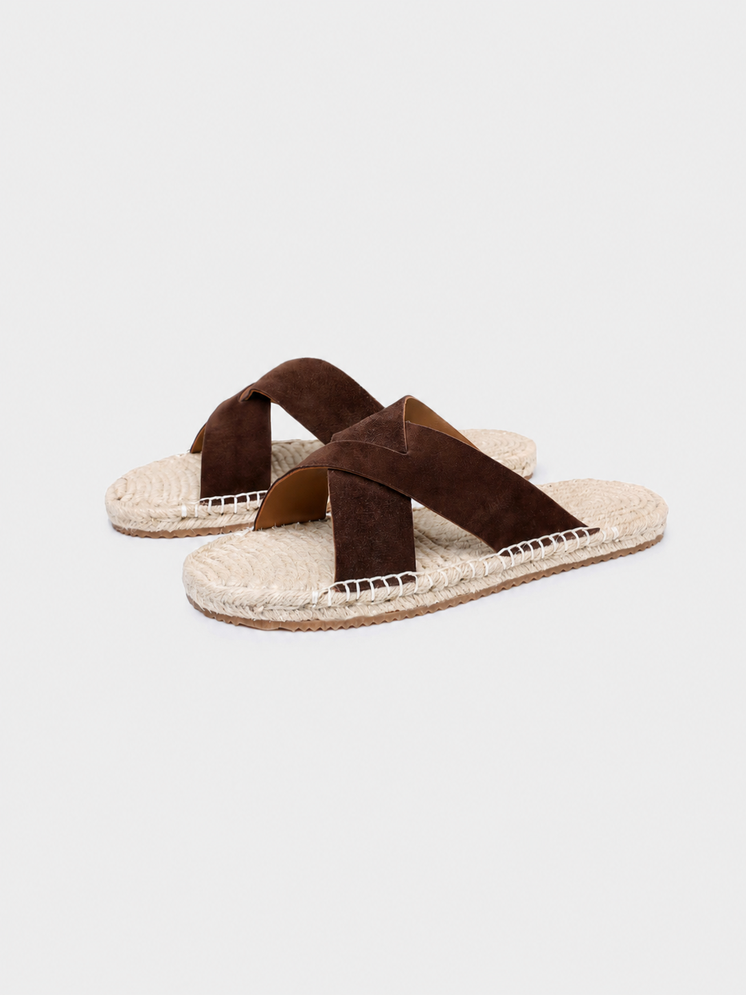 Men’s Slide Sandals with Cross Straps