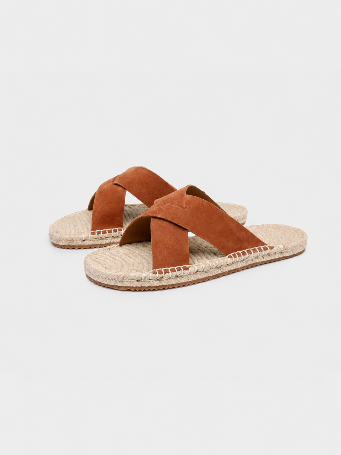 Men’s Slide Sandals with Cross Straps