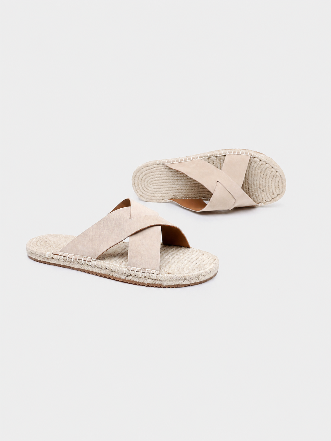 Men’s Slide Sandals with Cross Straps