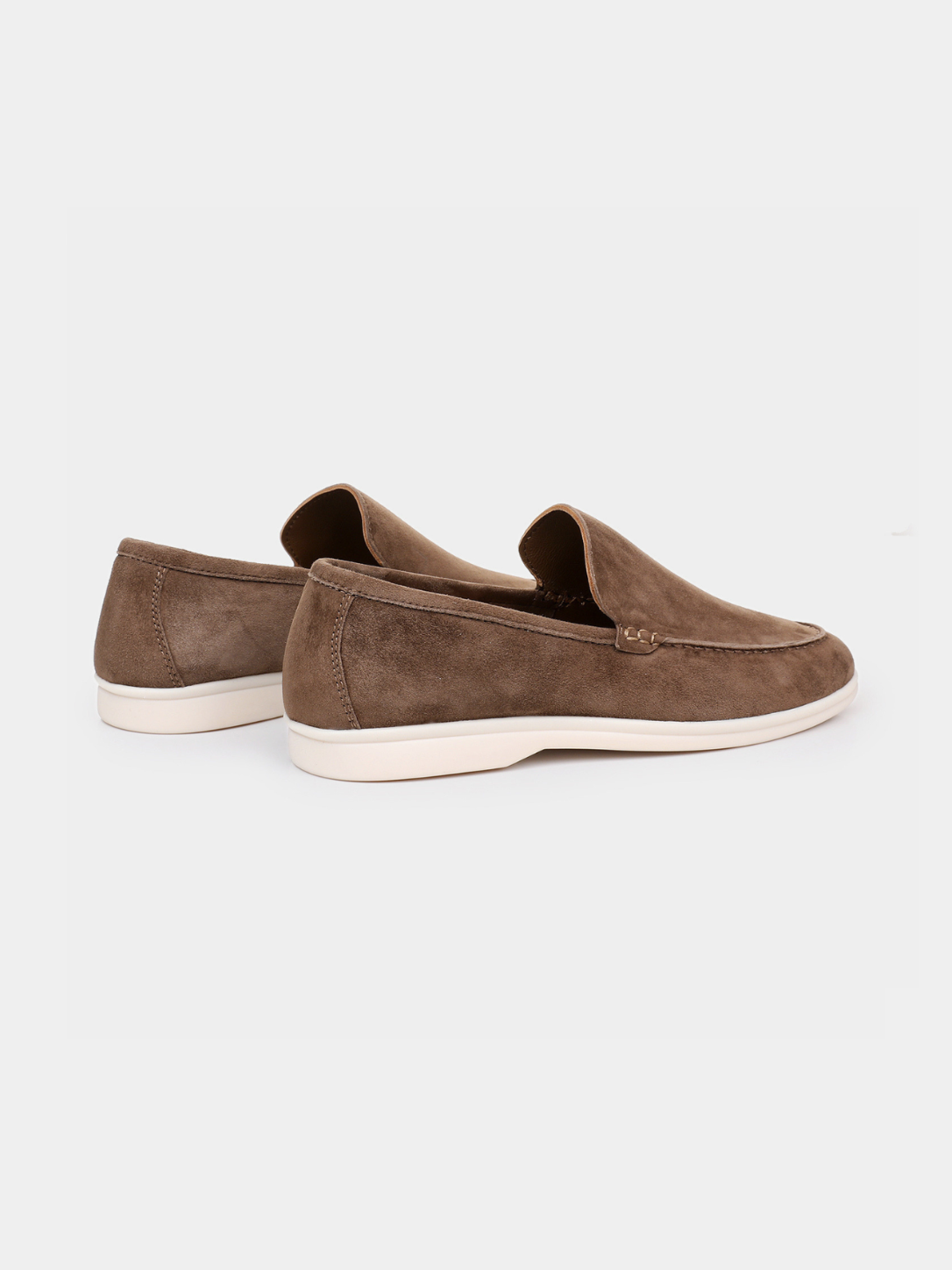 Men’s Slip-On Loafers with Contrast Sole