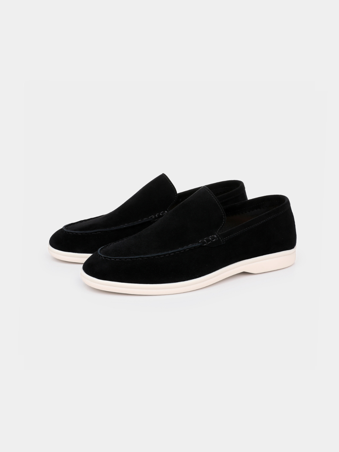 Men’s Slip-On Loafers with Contrast Sole