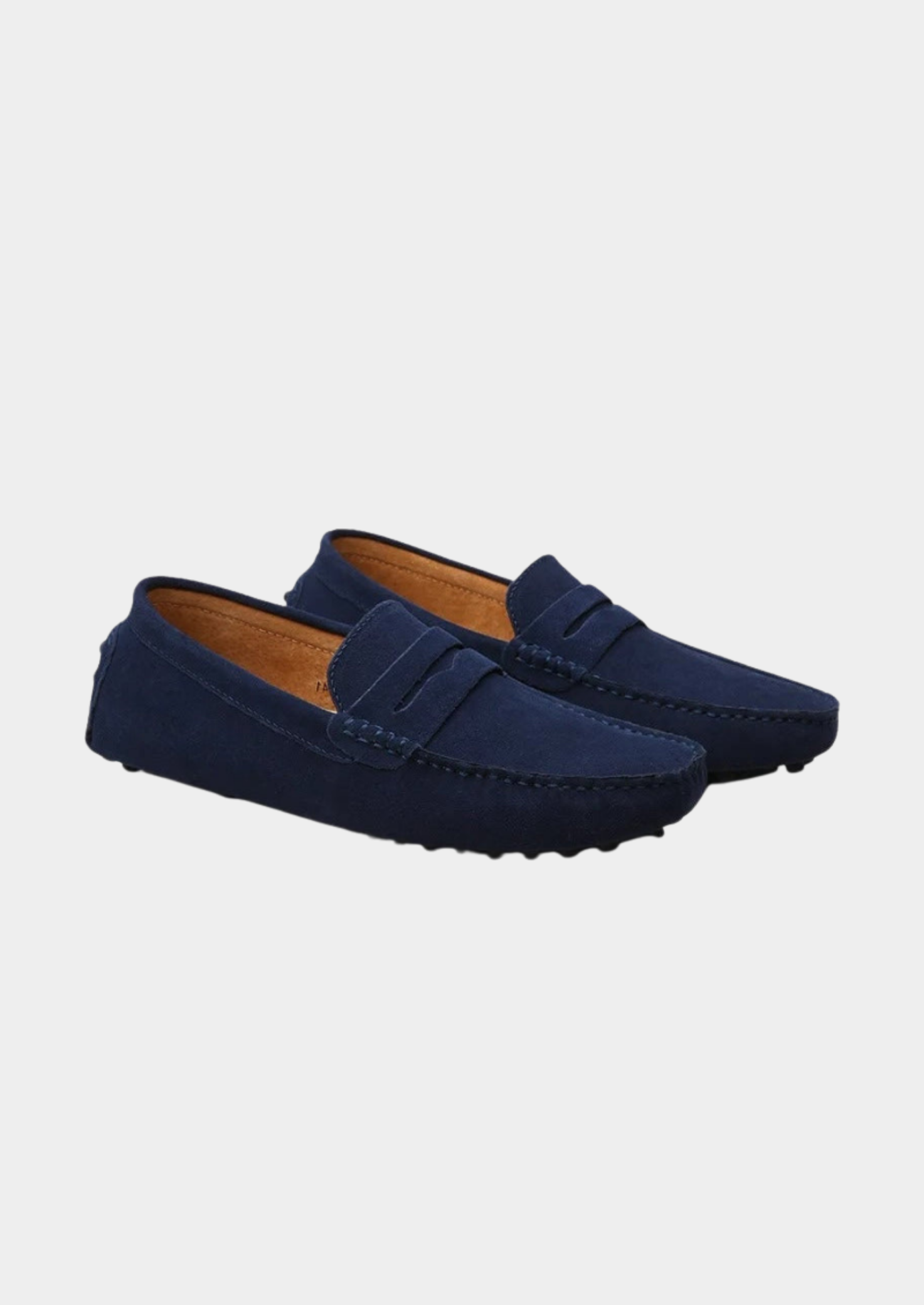 Men’s Slip-On Loafers with Moc Toe